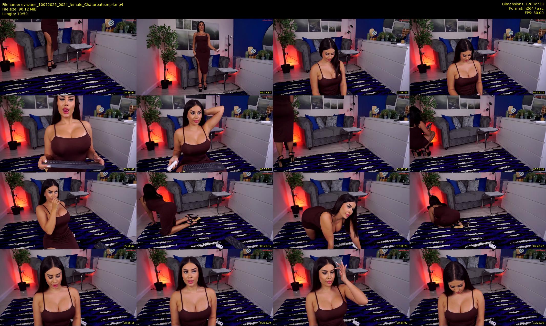 evazane — 11 minute Chaturbate female cam show recording, 720p, Jul 10, 2025