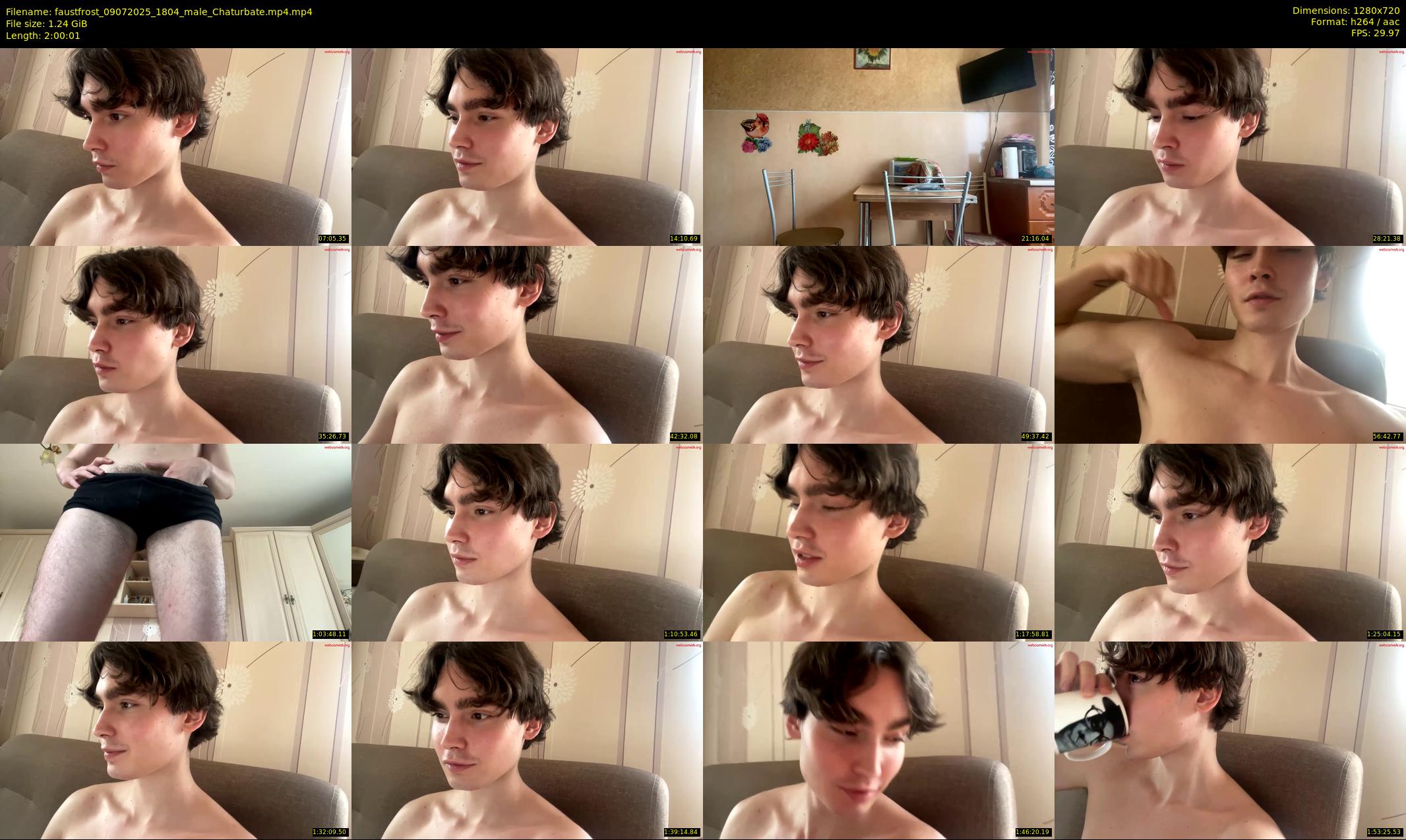faustfrost — 121 minute Chaturbate male cam show recording, 720p, Jul 9, 2025