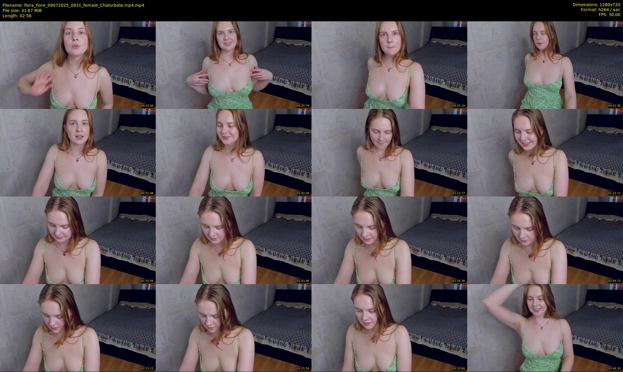flora_fiore — 3 minute Chaturbate female cam show recording, 720p, Jul 9, 2025