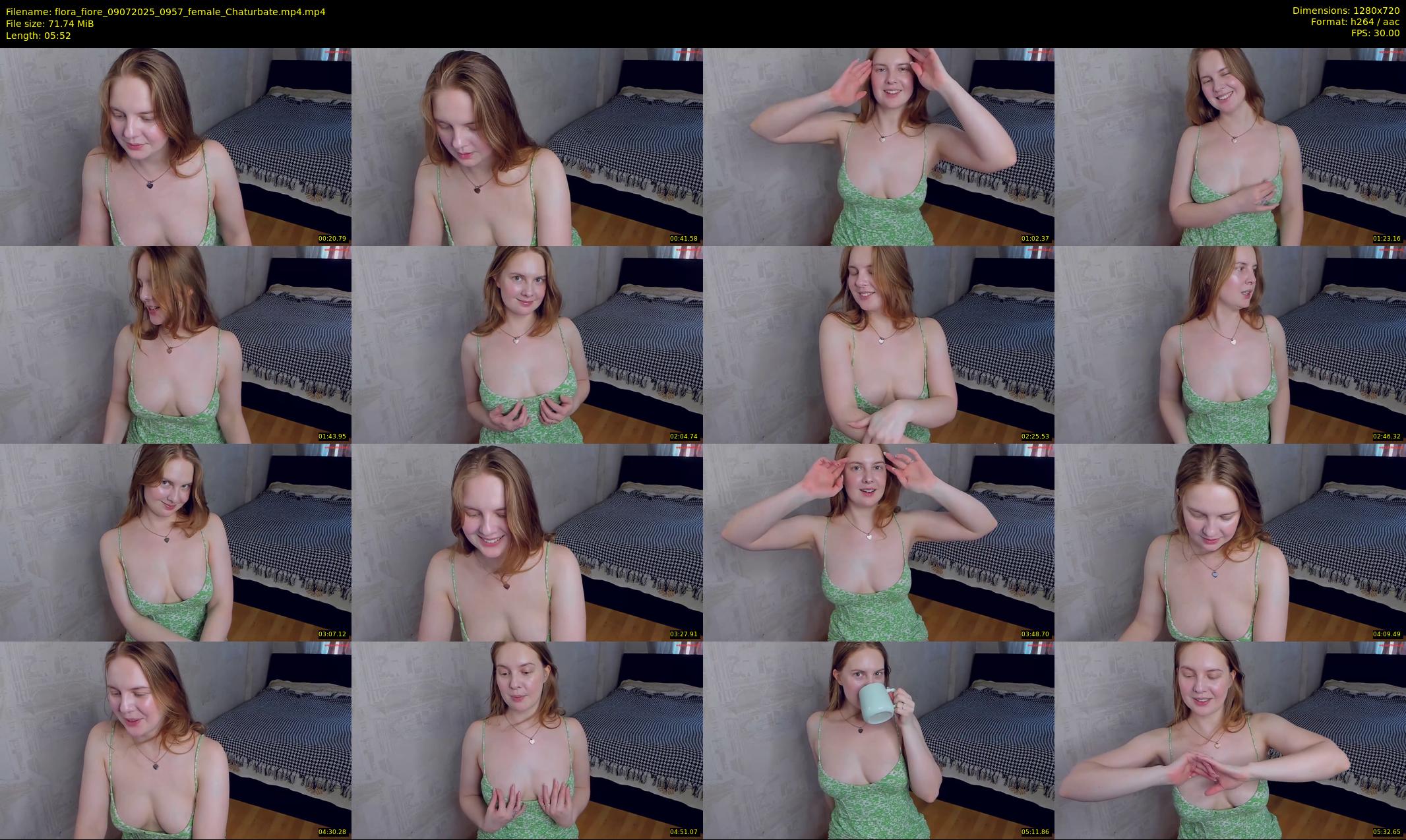 flora_fiore — 6 minute Chaturbate female cam show recording, 720p, Jul 9, 2025