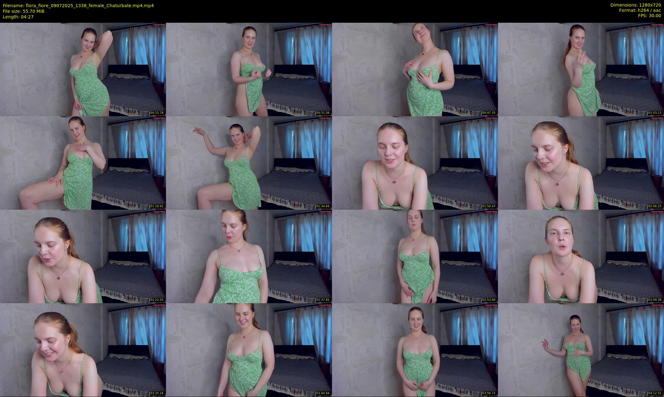 flora_fiore — 5 minute Chaturbate female cam show recording, 720p, Jul 9, 2025