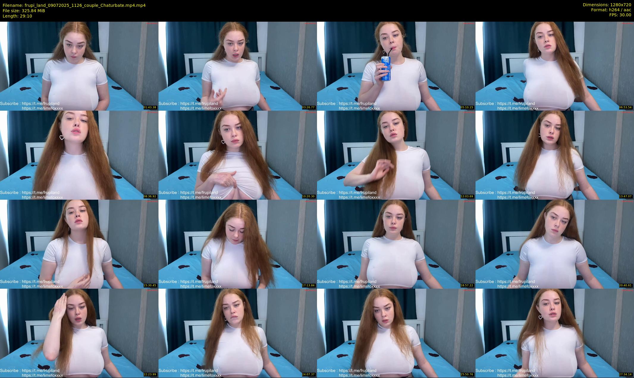 frupi_land — 30 minute Chaturbate couple cam show recording, 720p, Jul 9, 2025