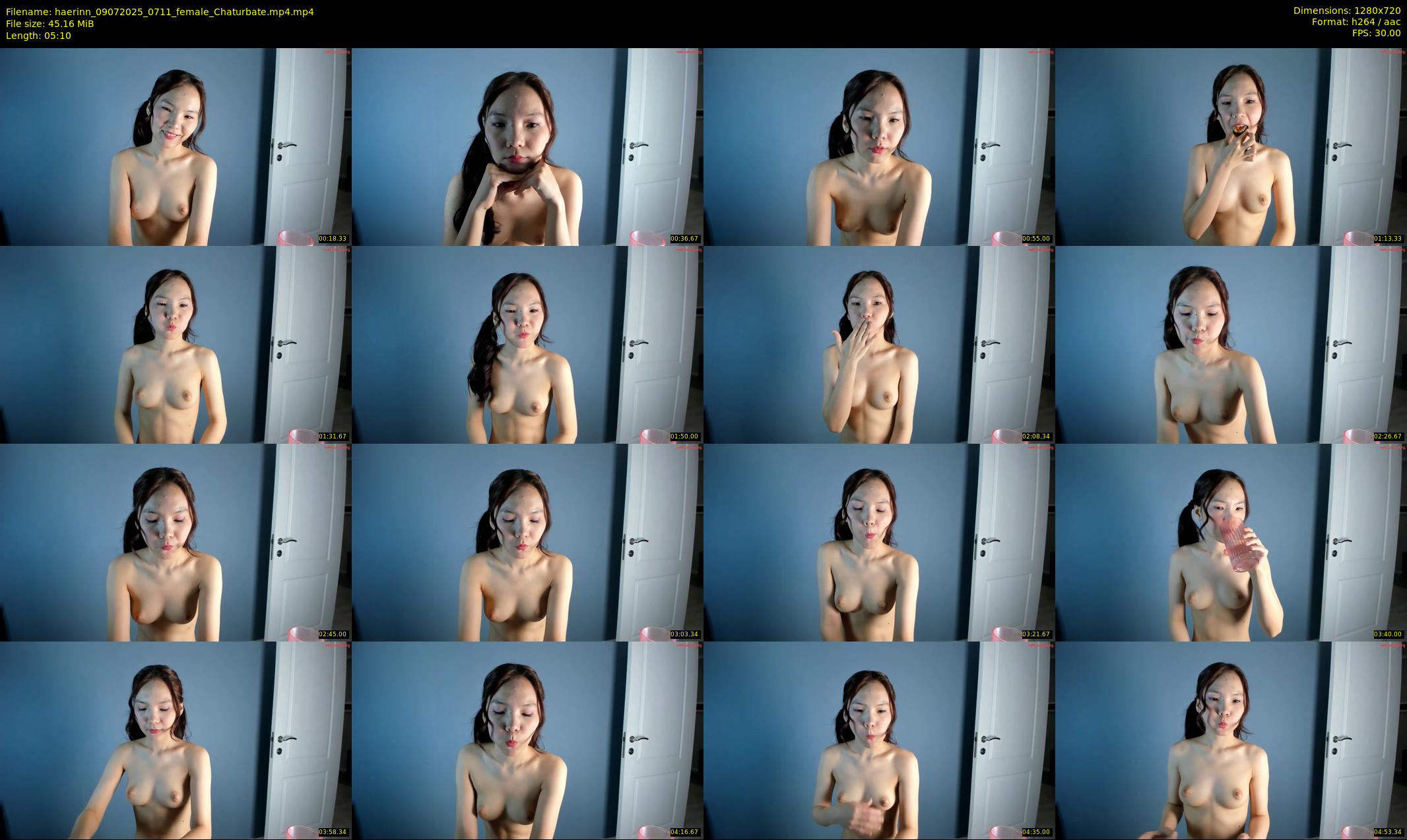 haerinn — 6 minute Chaturbate female cam show recording, 720p, Jul 9, 2025