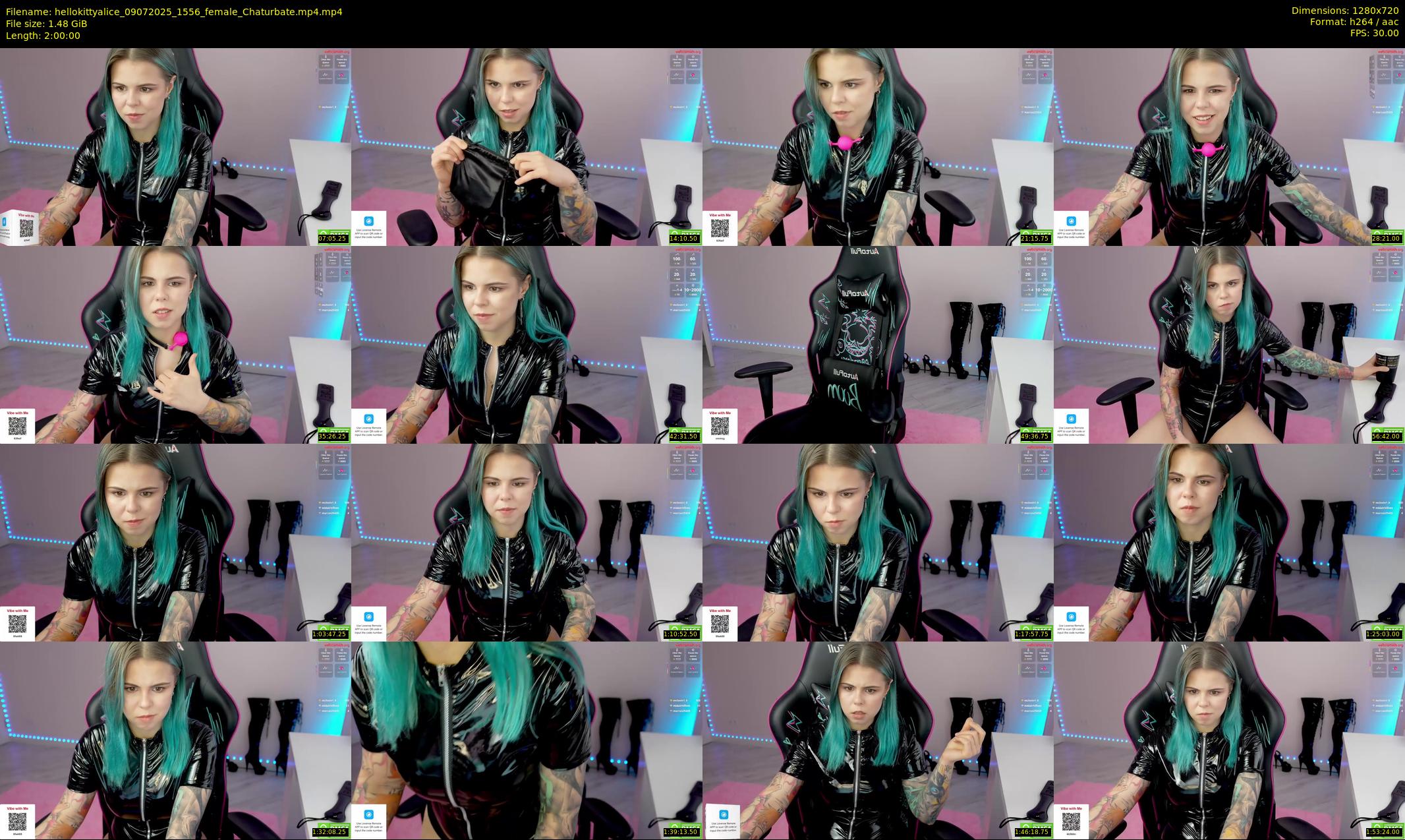 hellokittyalice — 120 minute Chaturbate female cam show recording, 720p, Jul 9, 2025