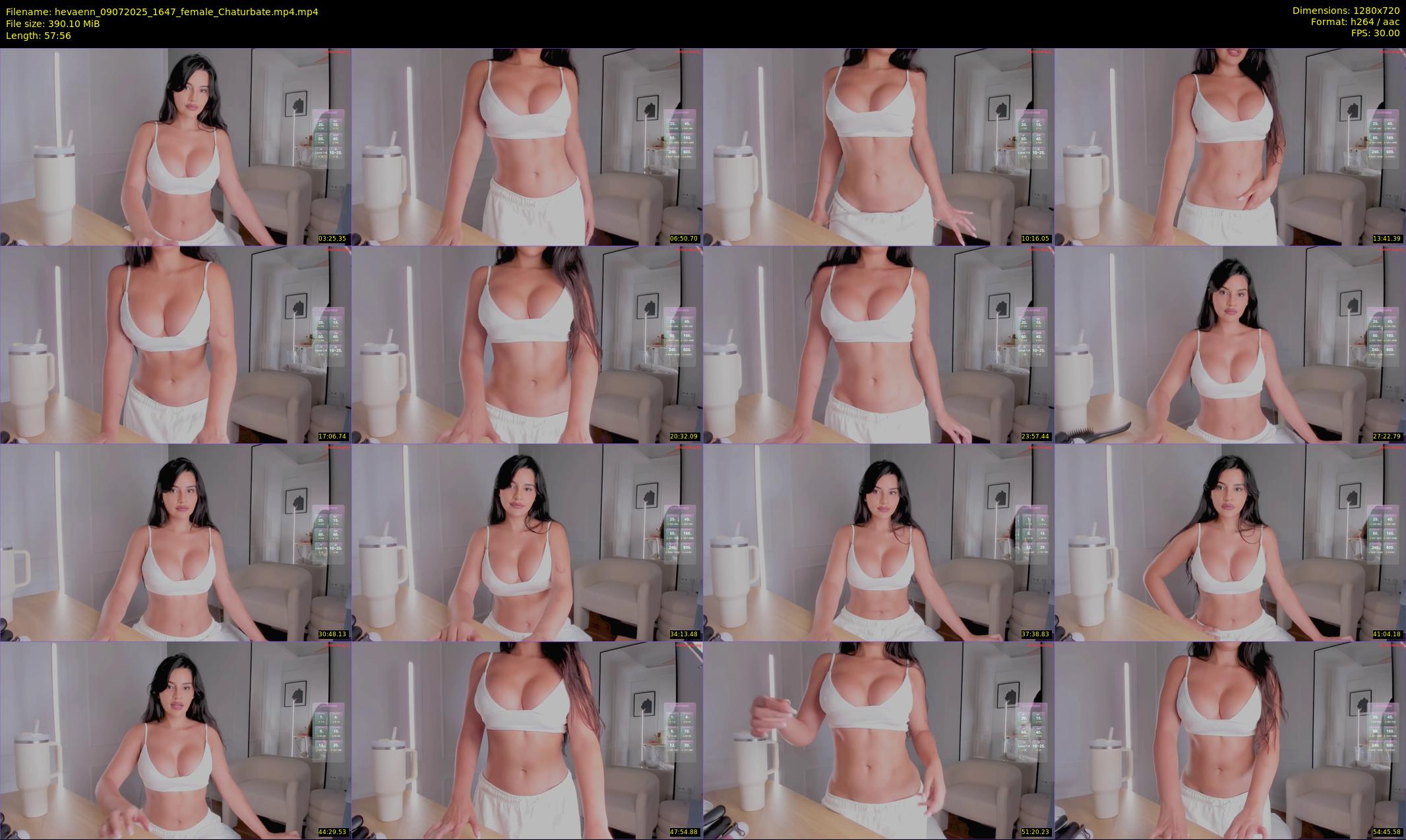 hevaenn — 58 minute Chaturbate female cam show recording, 720p, Jul 9, 2025