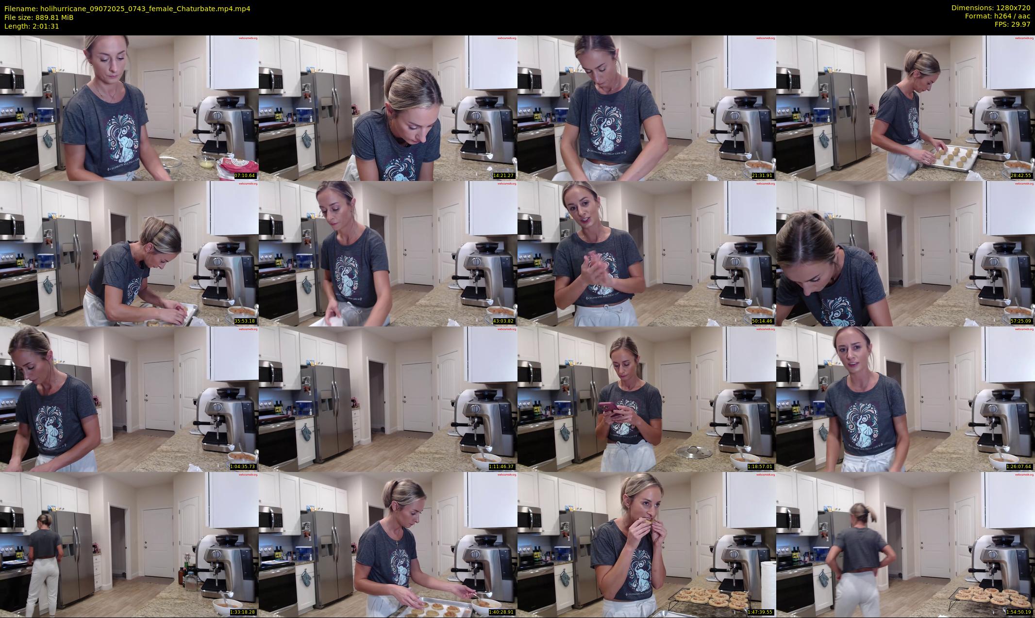 holihurricane — 122 minute Chaturbate female cam show recording, 720p, Jul 9, 2025