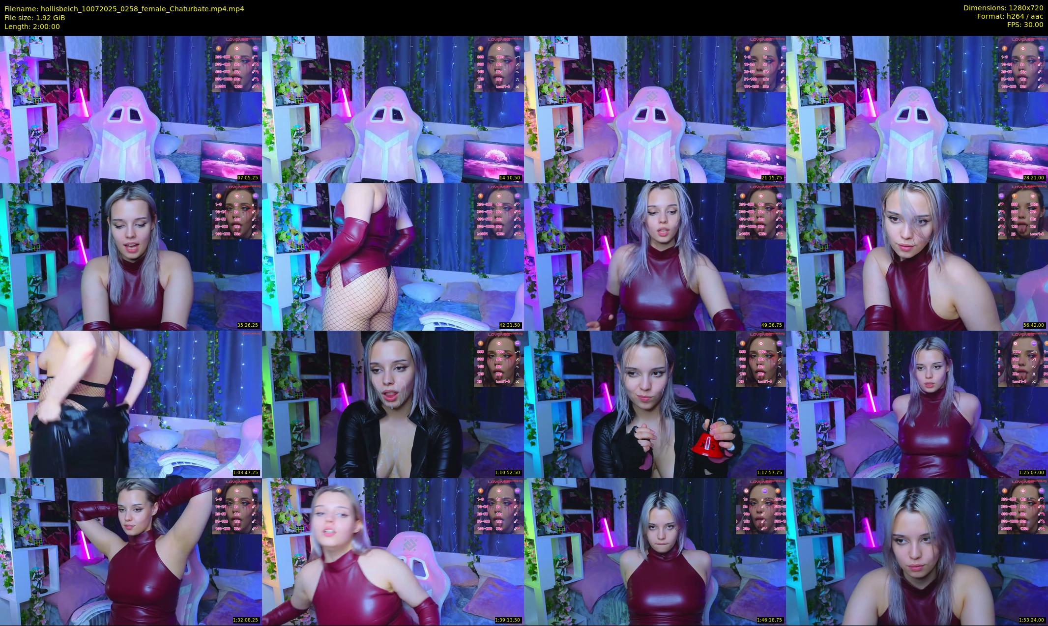 hollisbelch — 120 minute Chaturbate female cam show recording, 720p, Jul 10, 2025