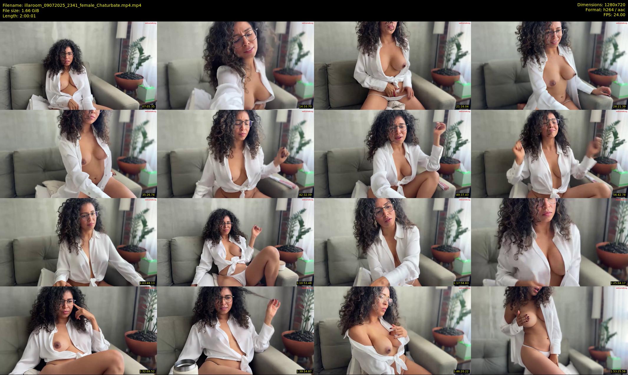illaroom — 121 minute Chaturbate female cam show recording, 720p, Jul 9, 2025