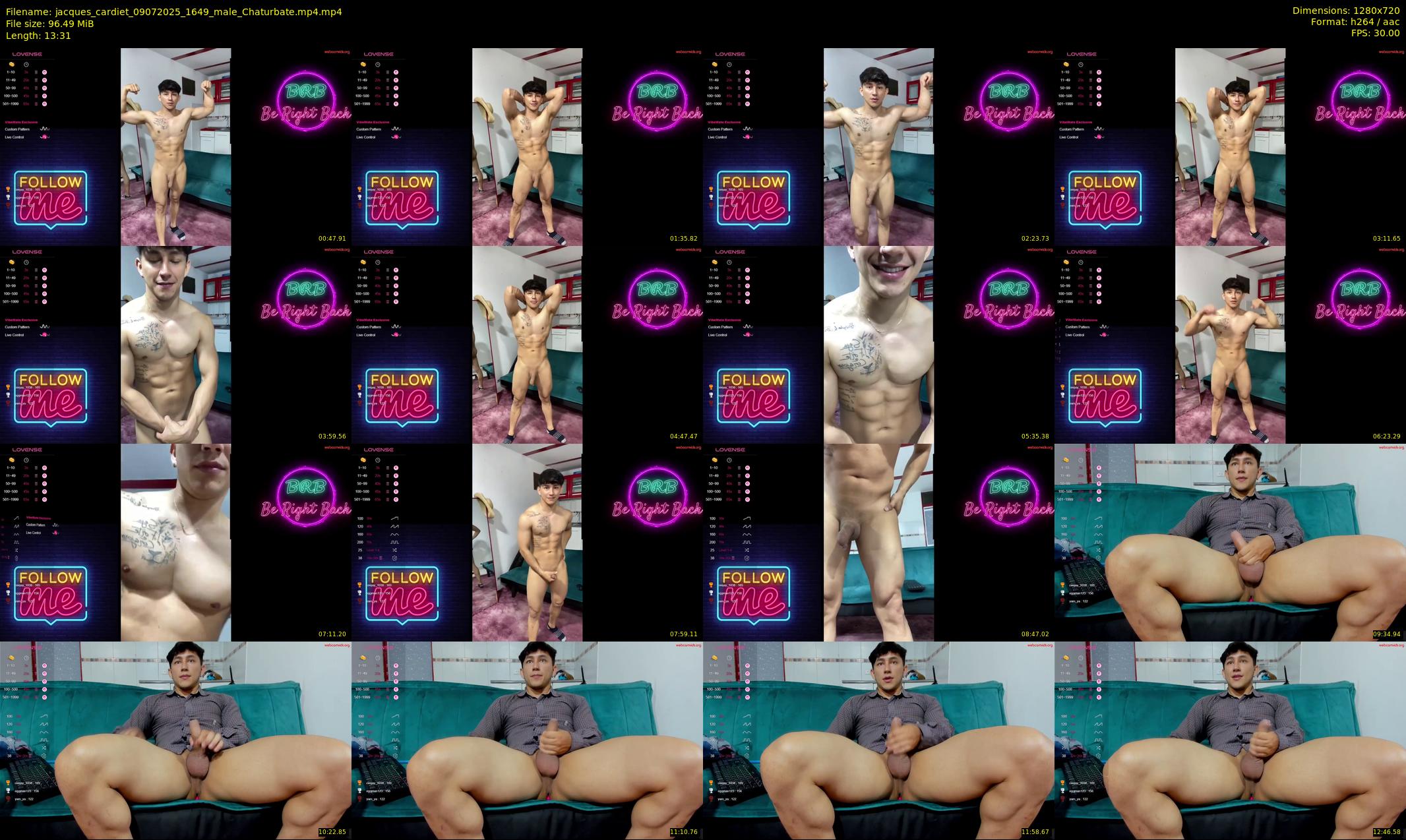 jacques_cardiet — 14 minute Chaturbate male cam show recording, 720p, Jul 9, 2025