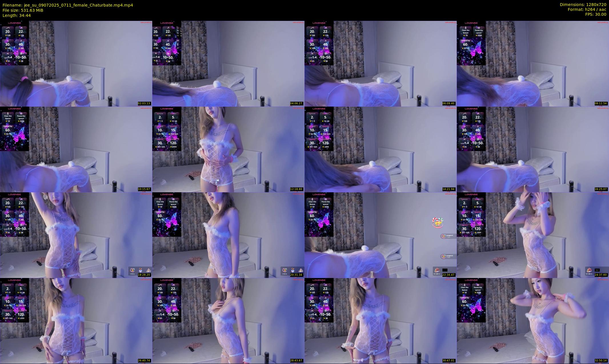 jee_su — 35 minute Chaturbate female cam show recording, 720p, Jul 9, 2025