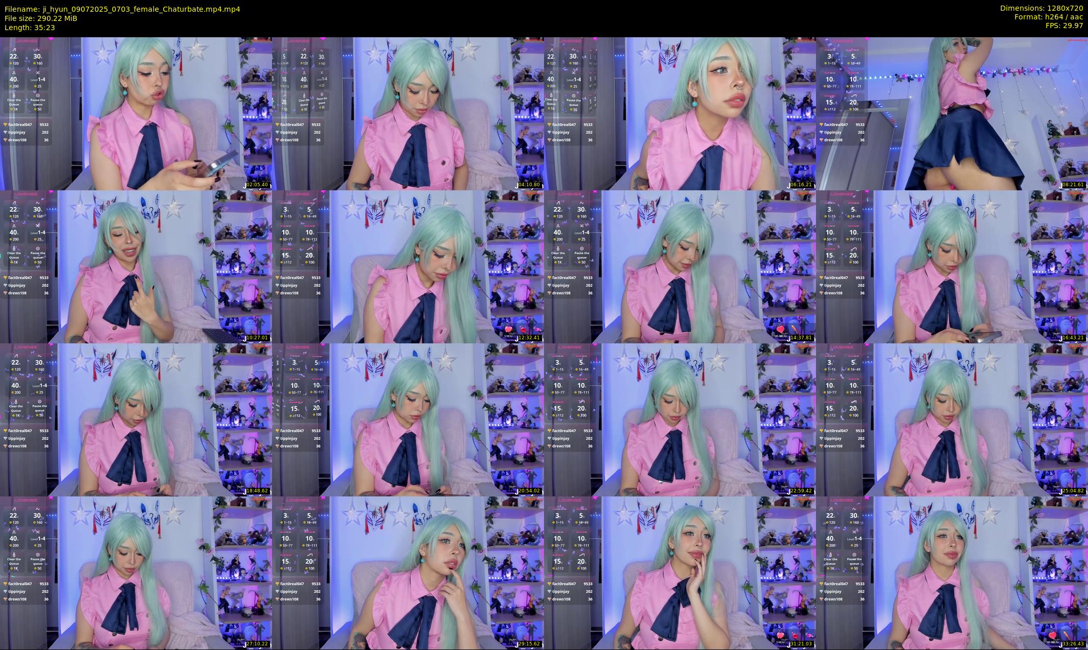 ji_hyun — 36 minute Chaturbate female cam show recording, 720p, Jul 9, 2025