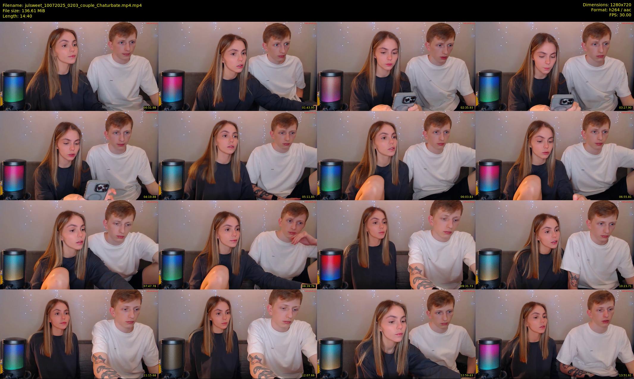 julsweet — 15 minute Chaturbate male cam show recording, 720p, Jul 10, 2025
