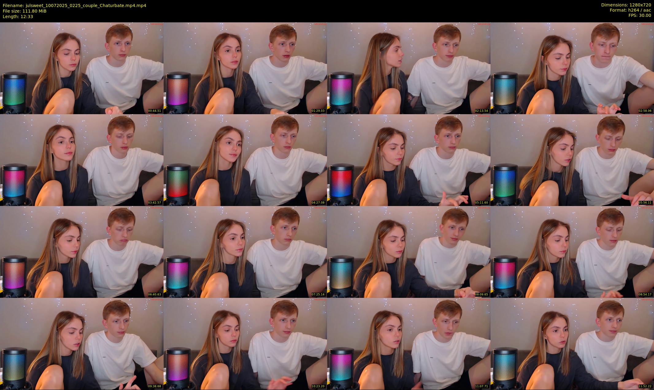 julsweet — 13 minute Chaturbate male cam show recording, 720p, Jul 10, 2025