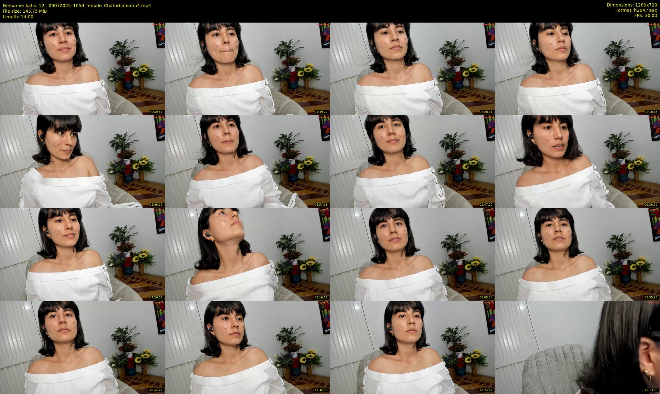 katia_12_ — 14 minute Chaturbate female cam show recording, 720p, Jul 9, 2025