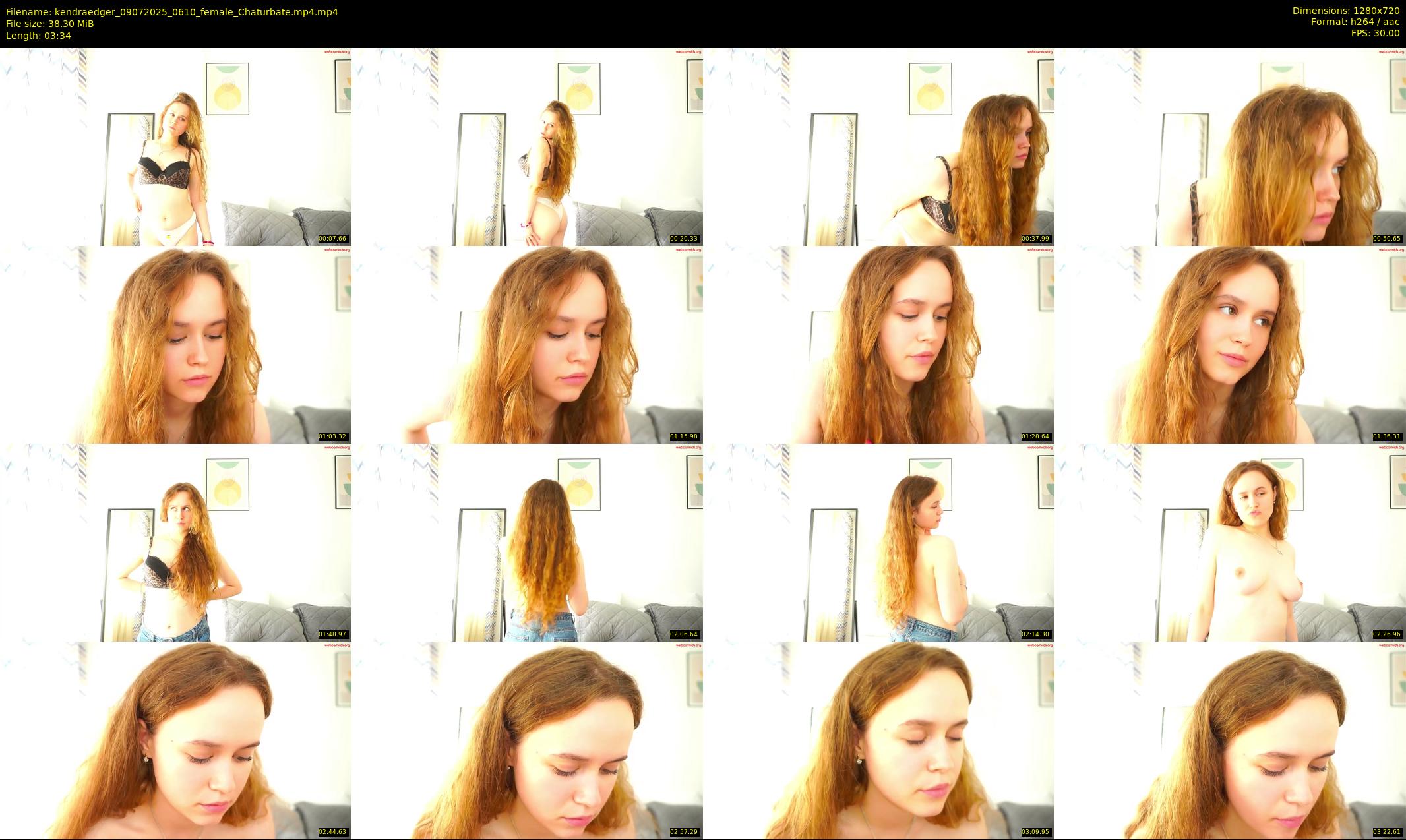 kendraedger — 4 minute Chaturbate female cam show recording, 720p, Jul 9, 2025