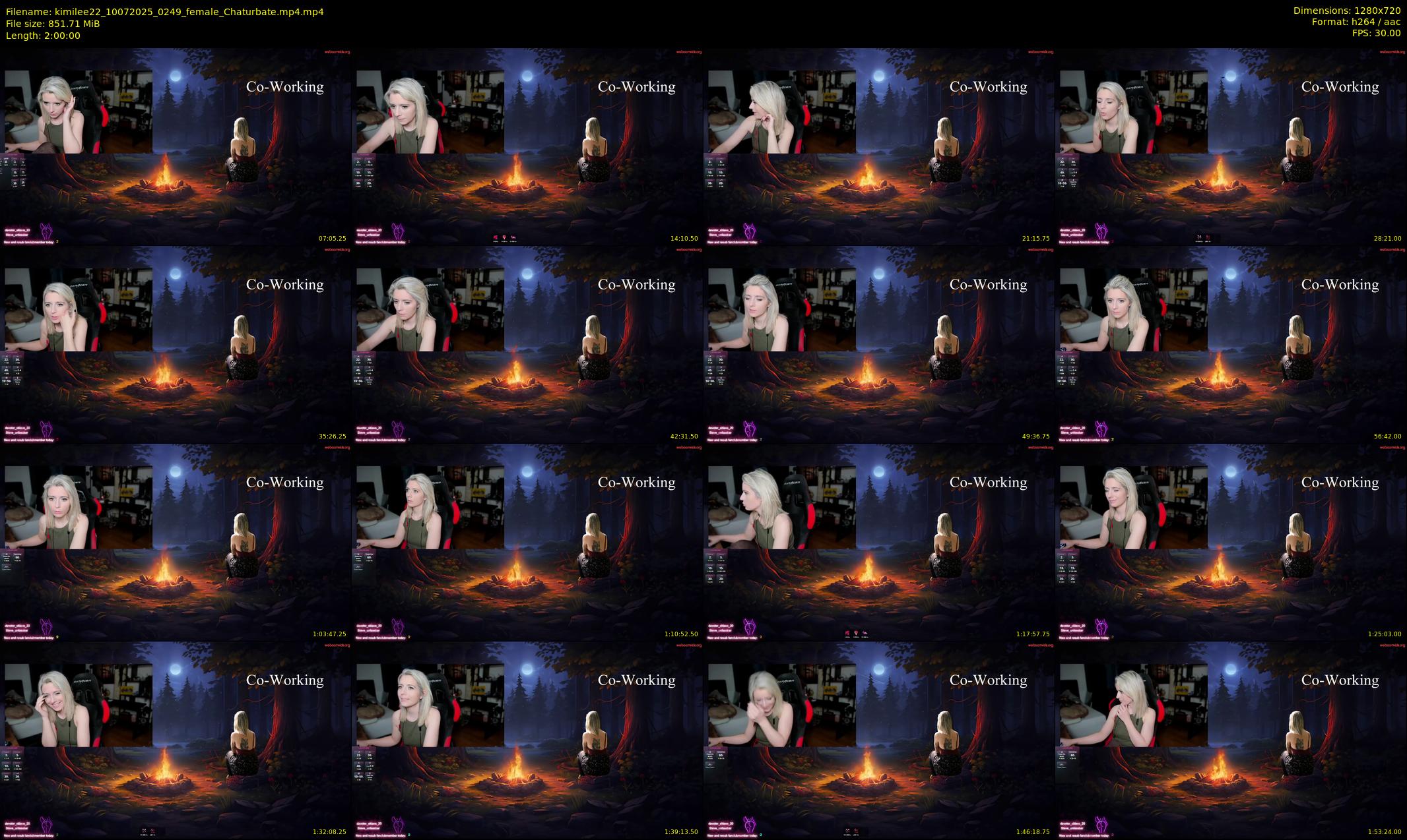 kimilee22 — 120 minute Chaturbate female cam show recording, 720p, Jul 10, 2025