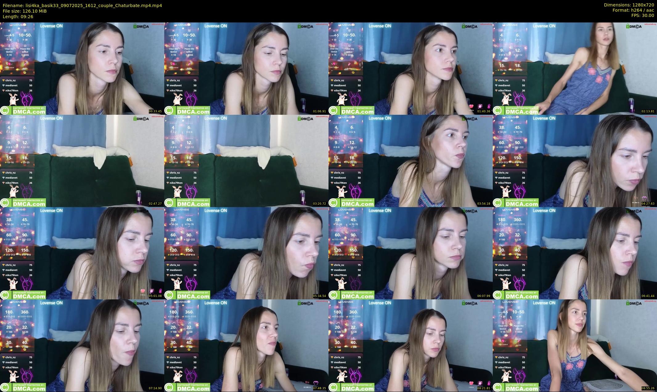 lisi4ka_basik33 — 10 minute Chaturbate couple cam show recording, 720p, Jul 9, 2025