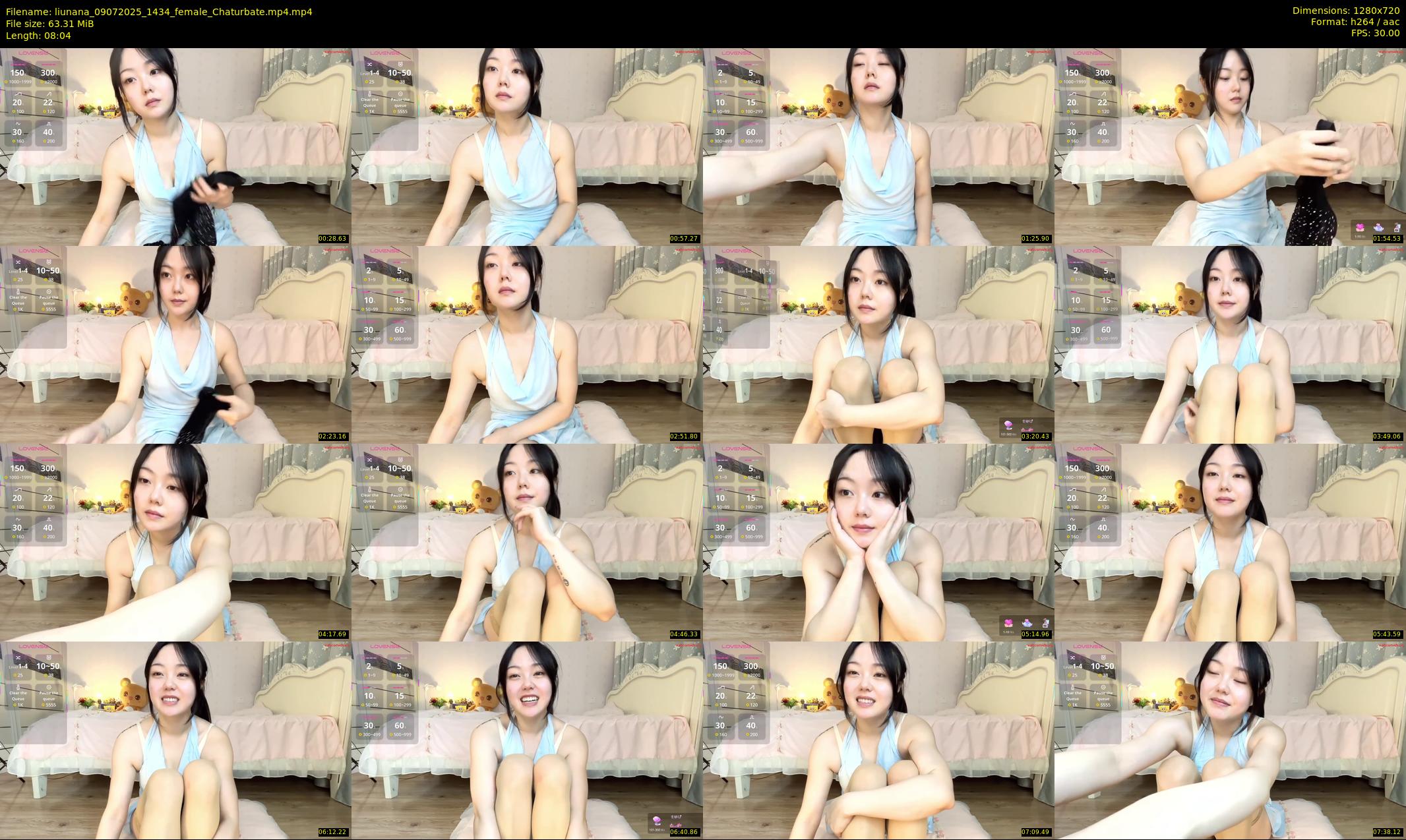 liunana — 9 minute Chaturbate female cam show recording, 720p, Jul 9, 2025