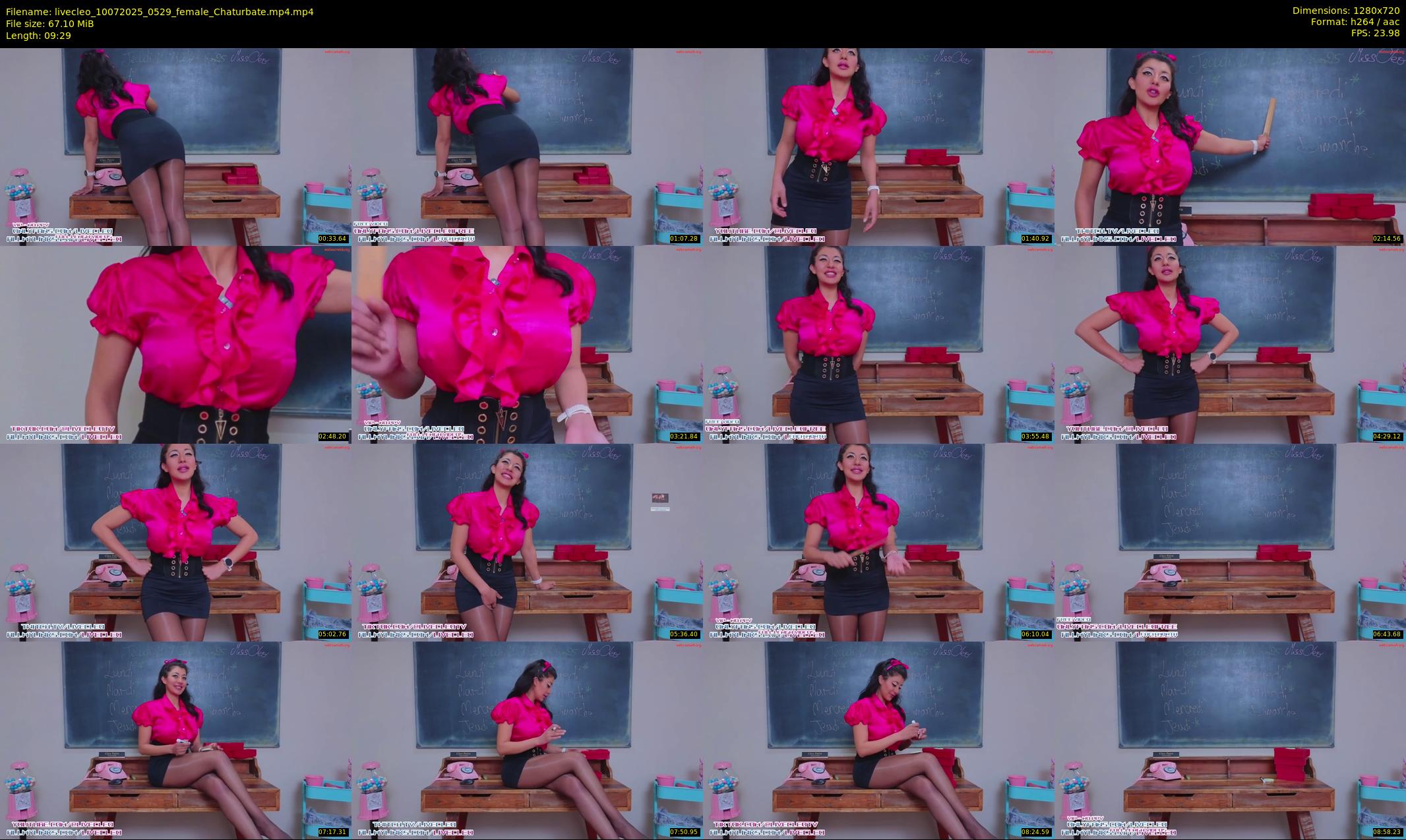 livecleo — 10 minute Chaturbate female cam show recording, 720p, Jul 10, 2025