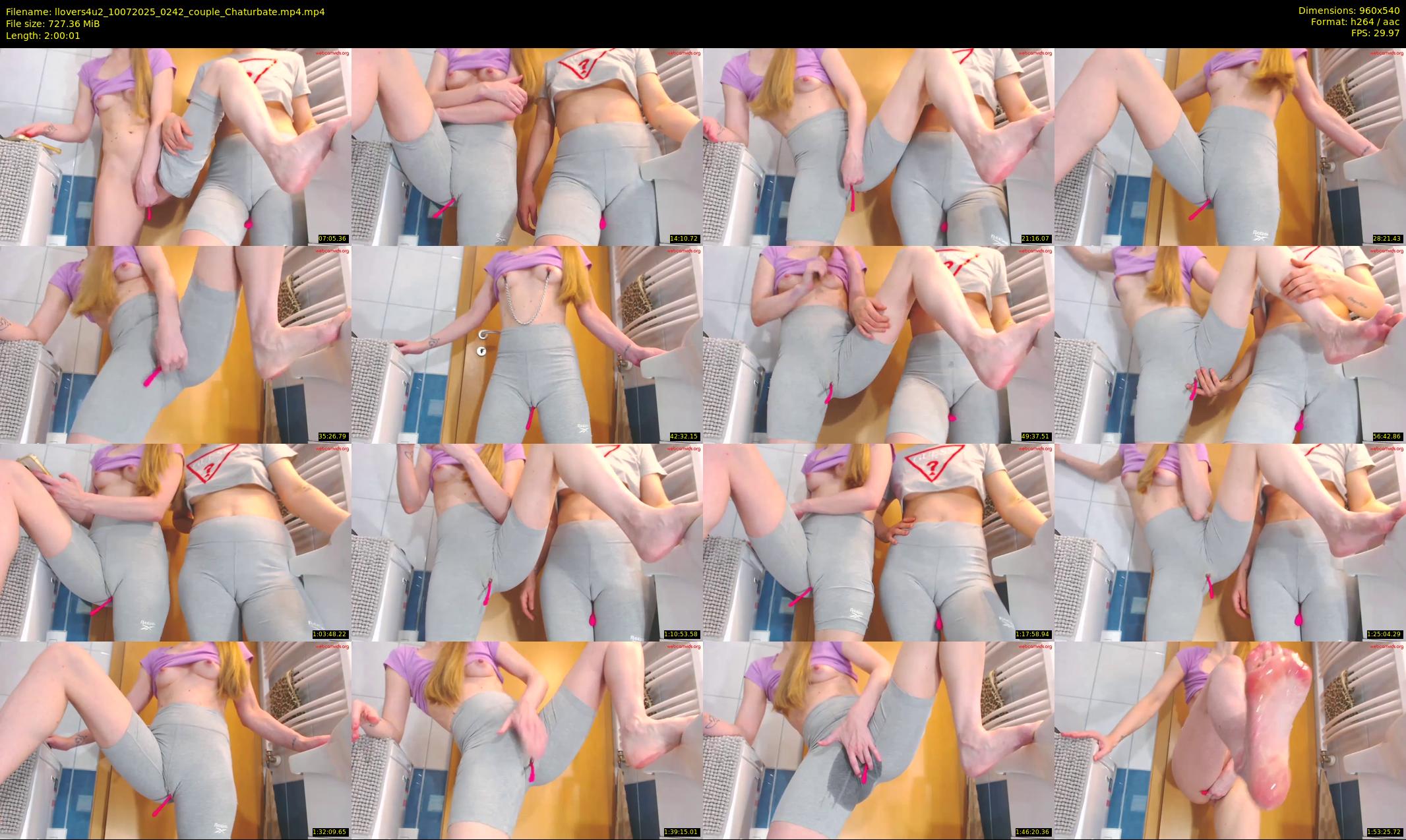 llovers4u2 — 121 minute Chaturbate couple cam show recording, 480p, Jul 10, 2025