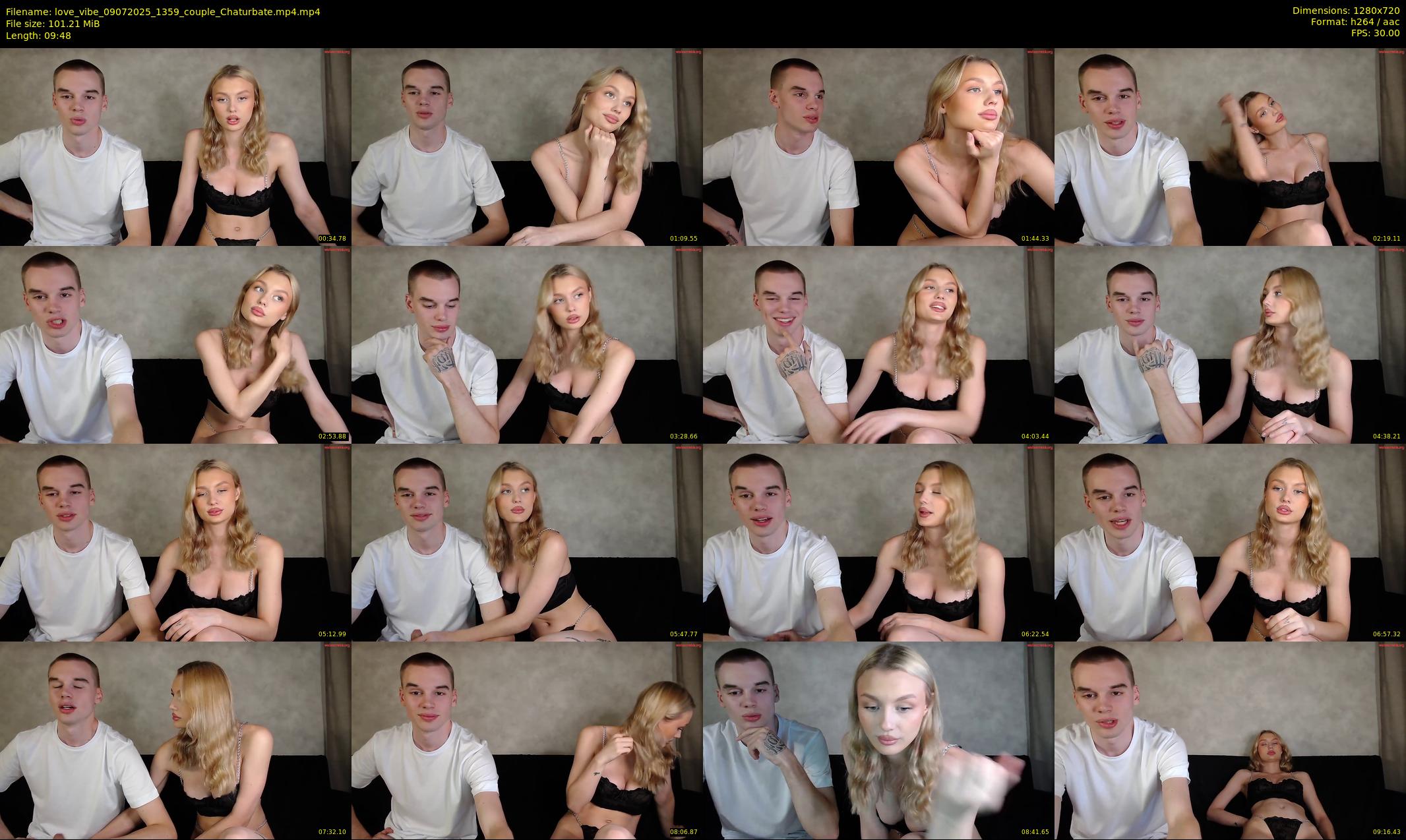 love_vibe — 10 minute Chaturbate couple cam show recording, 720p, Jul 9, 2025