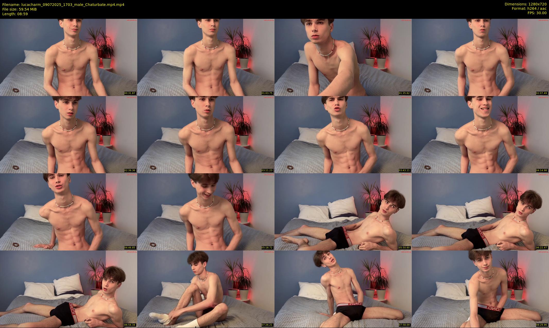 lucacharm — 9 minute Chaturbate male cam show recording, 720p, Jul 9, 2025