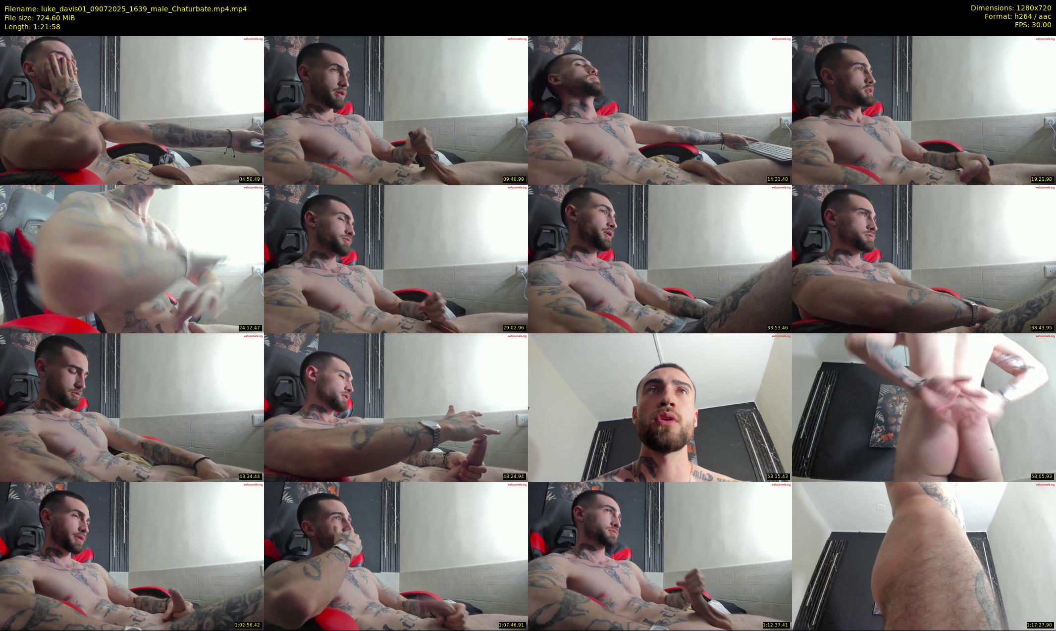 luke_davis01 — 82 minute Chaturbate male cam show recording, 720p, Jul 9, 2025