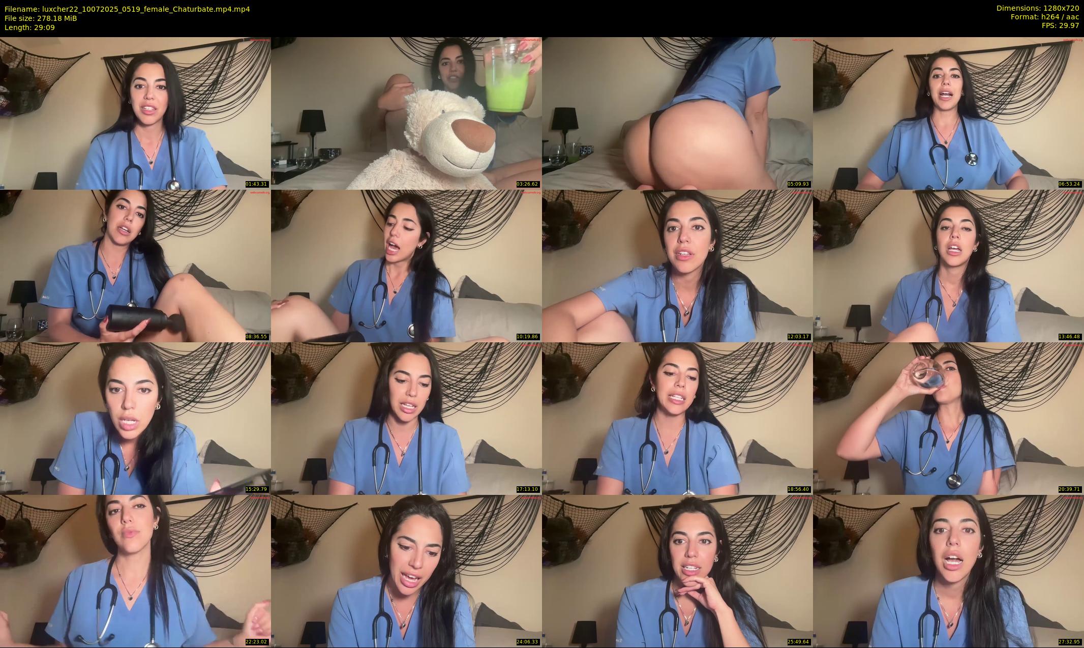 luxcher22 — 30 minute Chaturbate female cam show recording, 720p, Jul 10, 2025