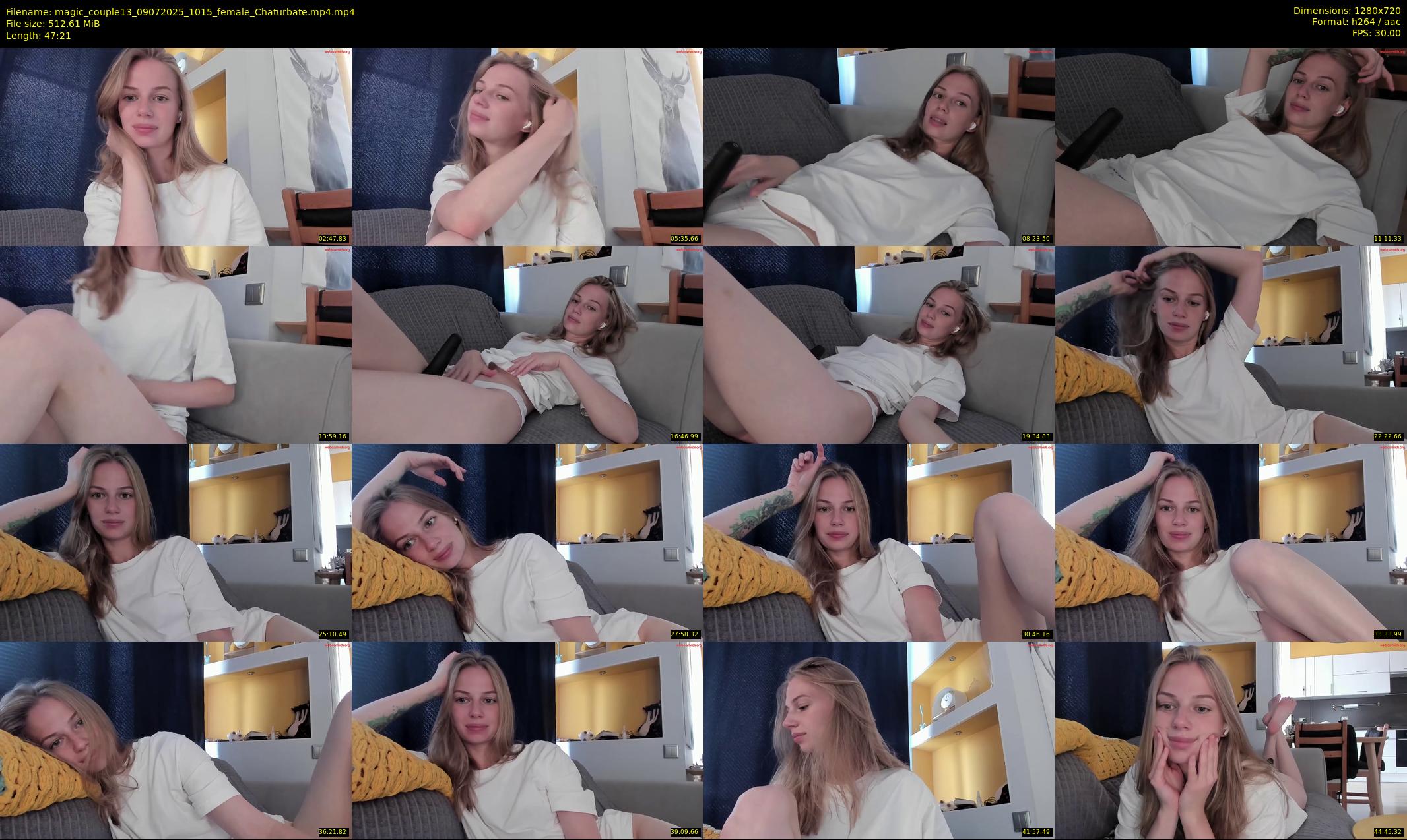 magic_couple13 — 48 minute Chaturbate couple cam show recording, 720p, Jul 9, 2025