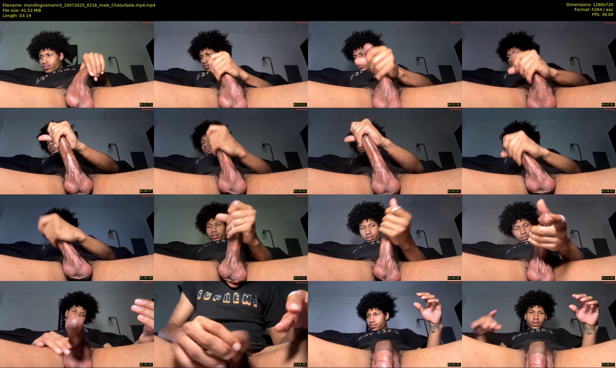 mandingoomann5 — 4 minute Chaturbate male cam show recording, 720p, Jul 10, 2025