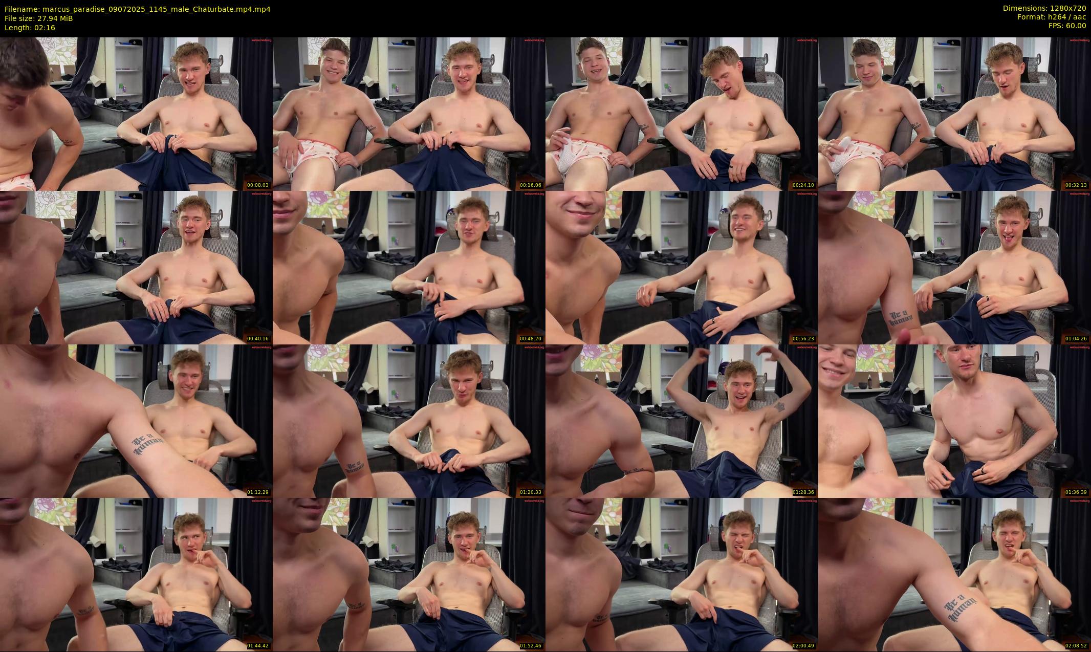 marcus_paradise — 3 minute Chaturbate male cam show recording, 720p, Jul 9, 2025