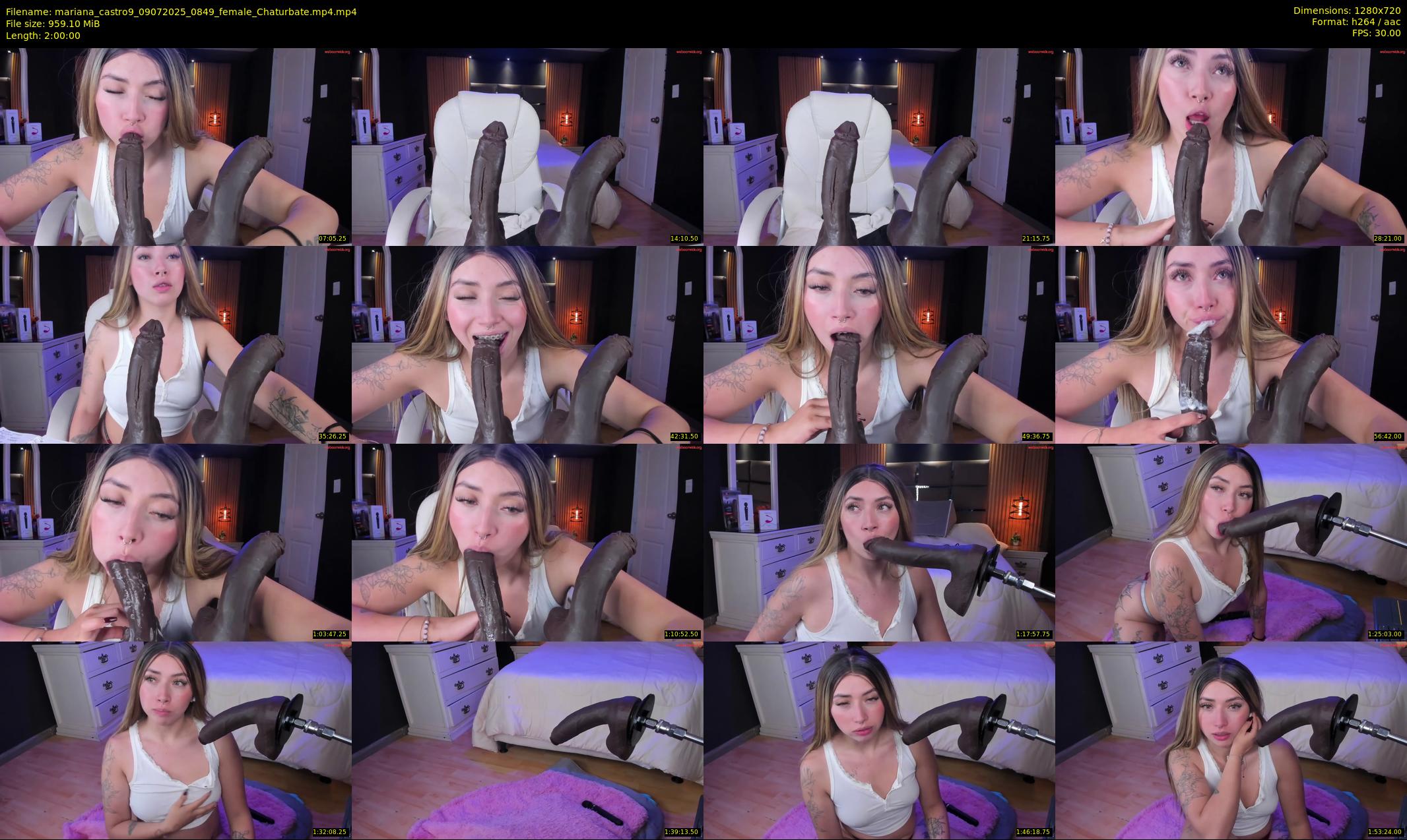 mariana_castro9 — 120 minute Chaturbate female cam show recording, 720p, Jul 9, 2025