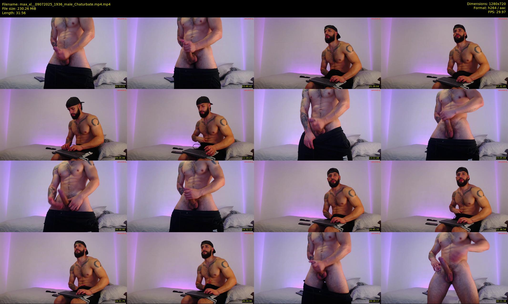 max_xl_ — 32 minute Chaturbate male cam show recording, 720p, Jul 9, 2025