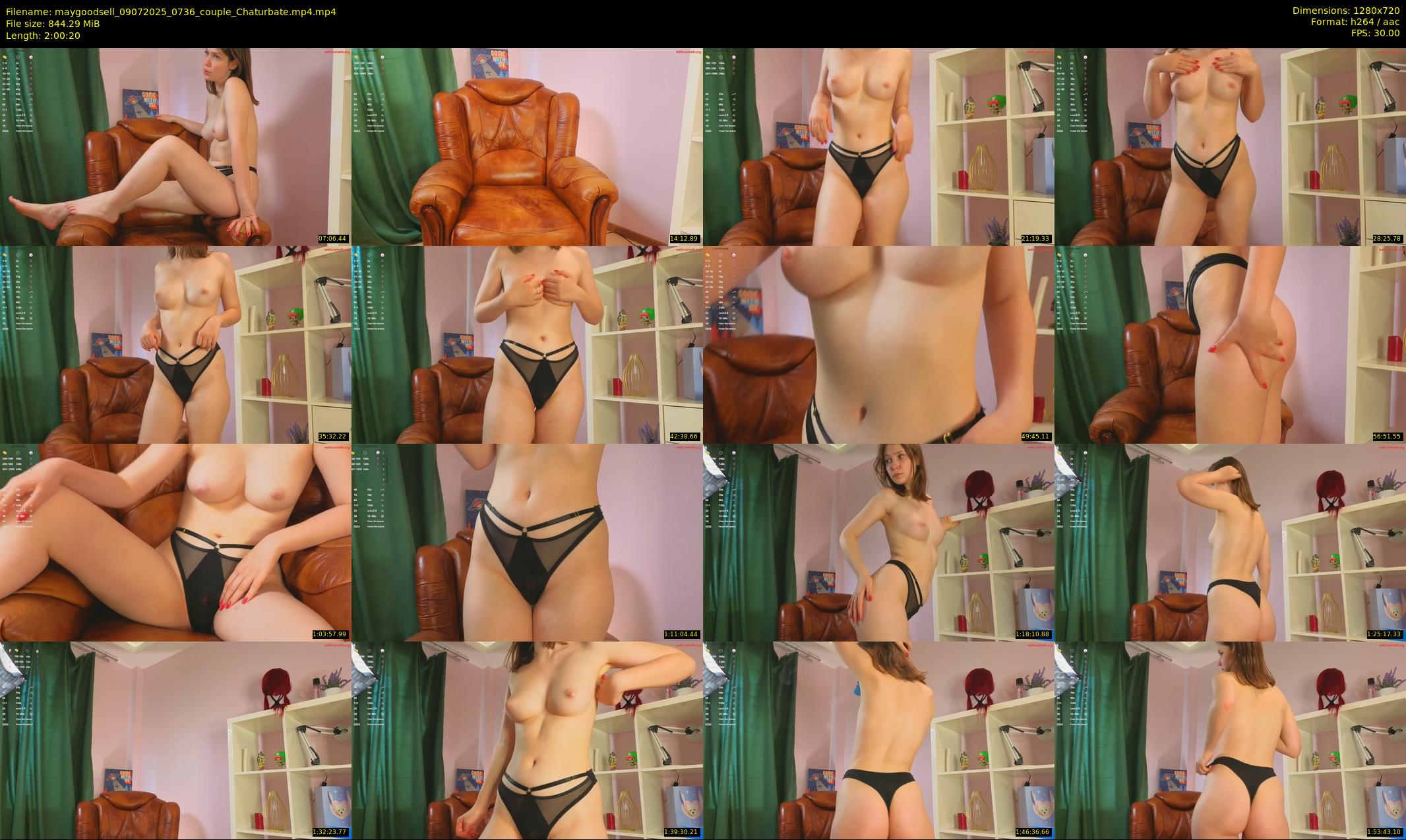 maygoodsell — 121 minute Chaturbate couple cam show recording, 720p, Jul 9, 2025