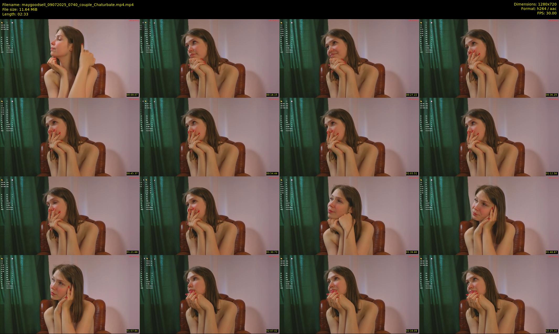 maygoodsell — 3 minute Chaturbate couple cam show recording, 720p, Jul 9, 2025