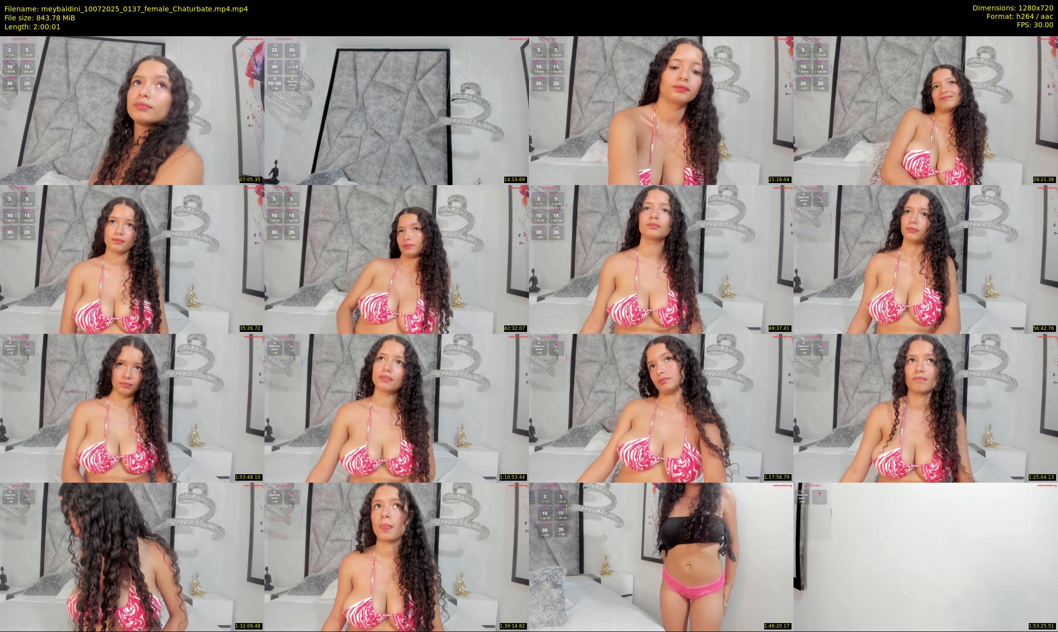 meybaldini — 121 minute Chaturbate female cam show recording, 720p, Jul 10, 2025