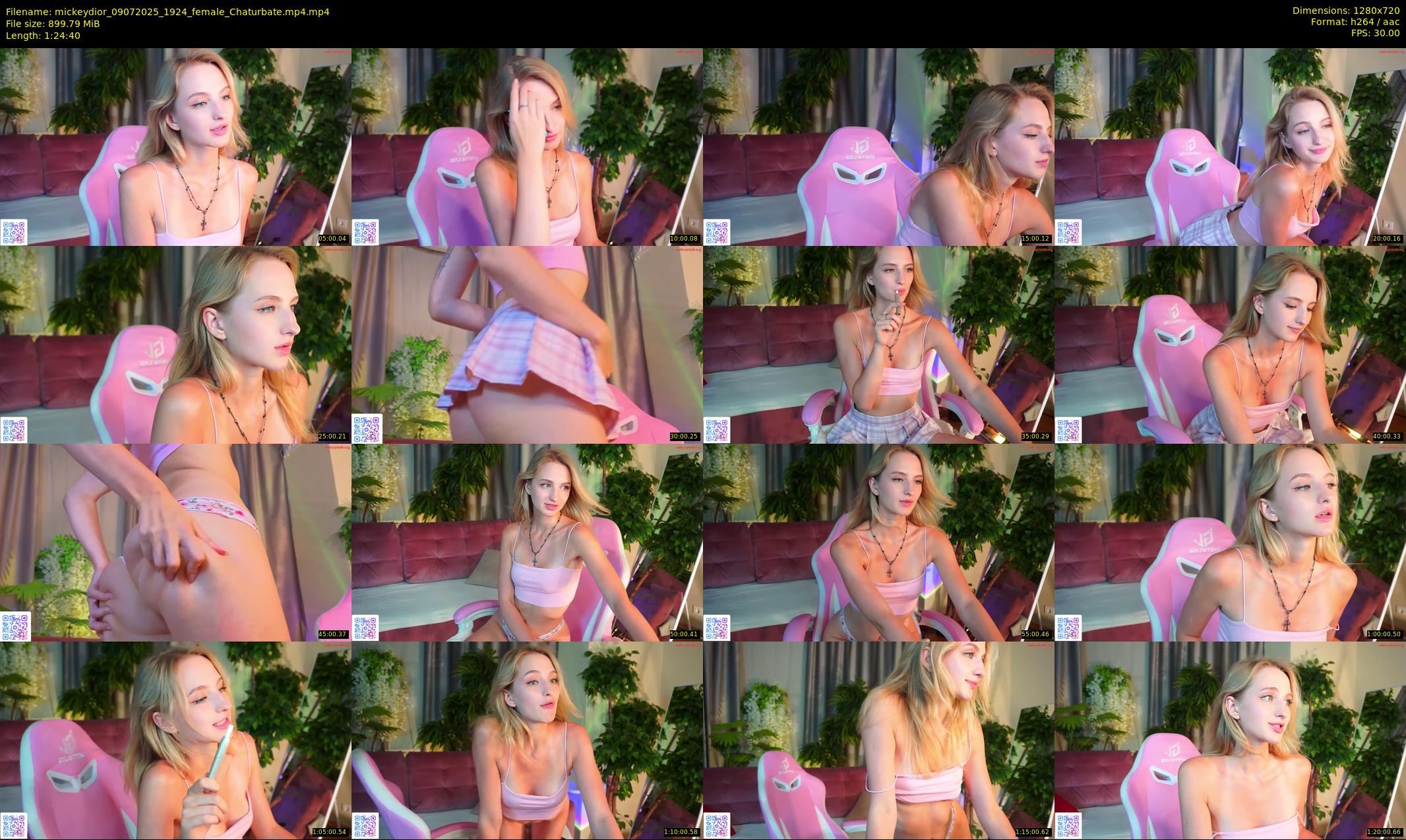 mickeydior — 85 minute Chaturbate female cam show recording, 720p, Jul 9, 2025