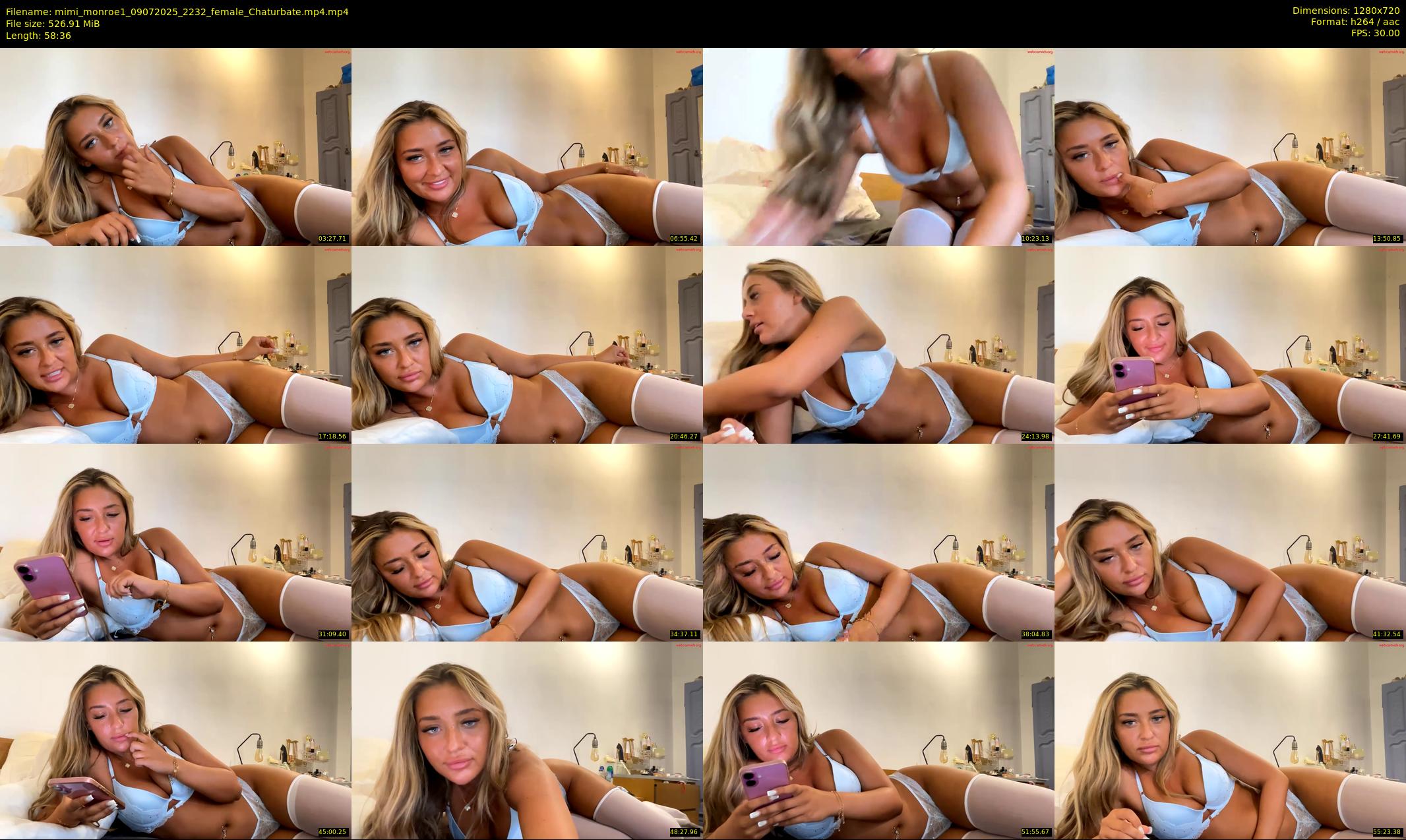 mimi_monroe1 — 59 minute Chaturbate female cam show recording, 720p, Jul 9, 2025