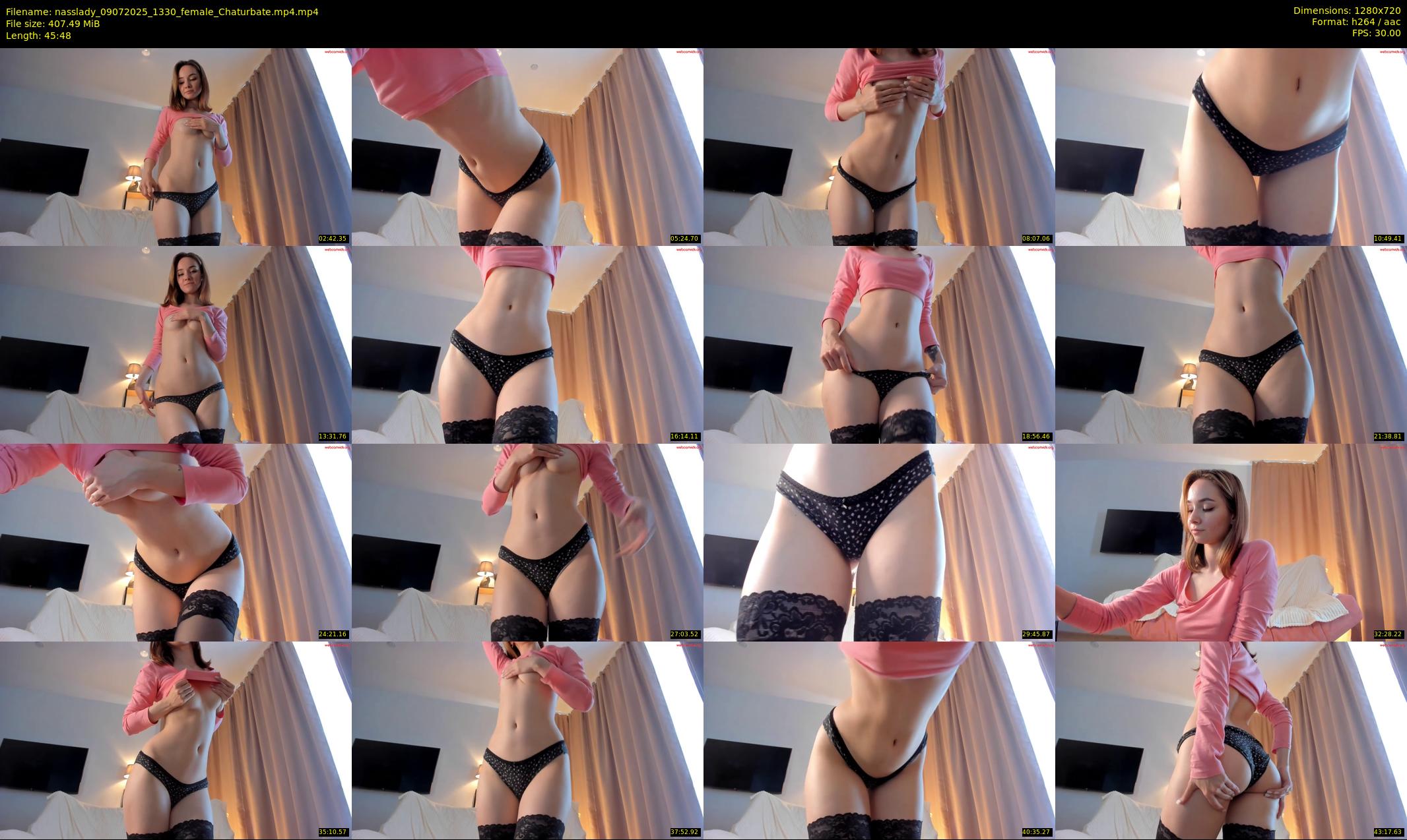 nasslady — 46 minute Chaturbate female cam show recording, 720p, Jul 9, 2025