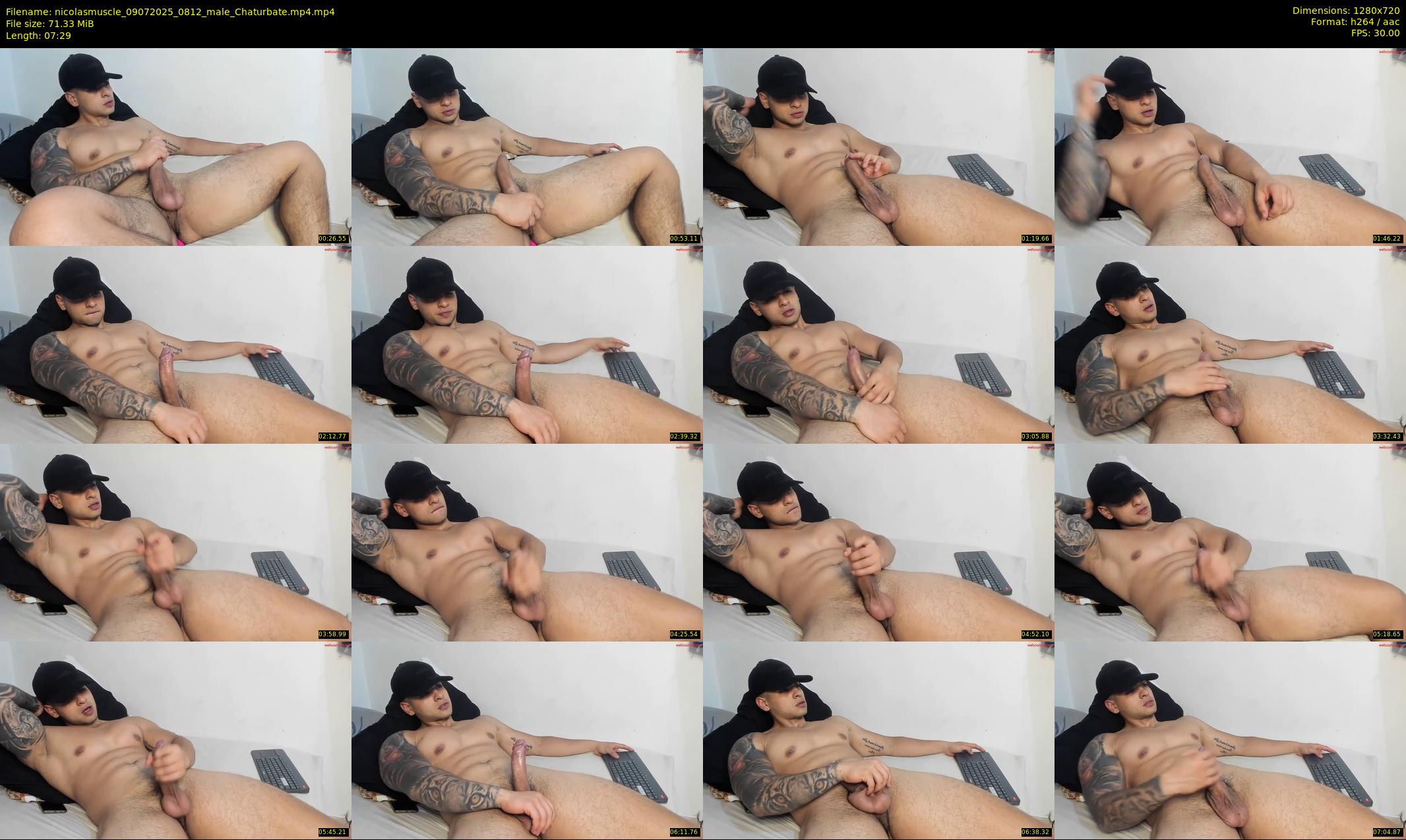nicolasmuscle — 8 minute Chaturbate male cam show recording, 720p, Jul 9, 2025