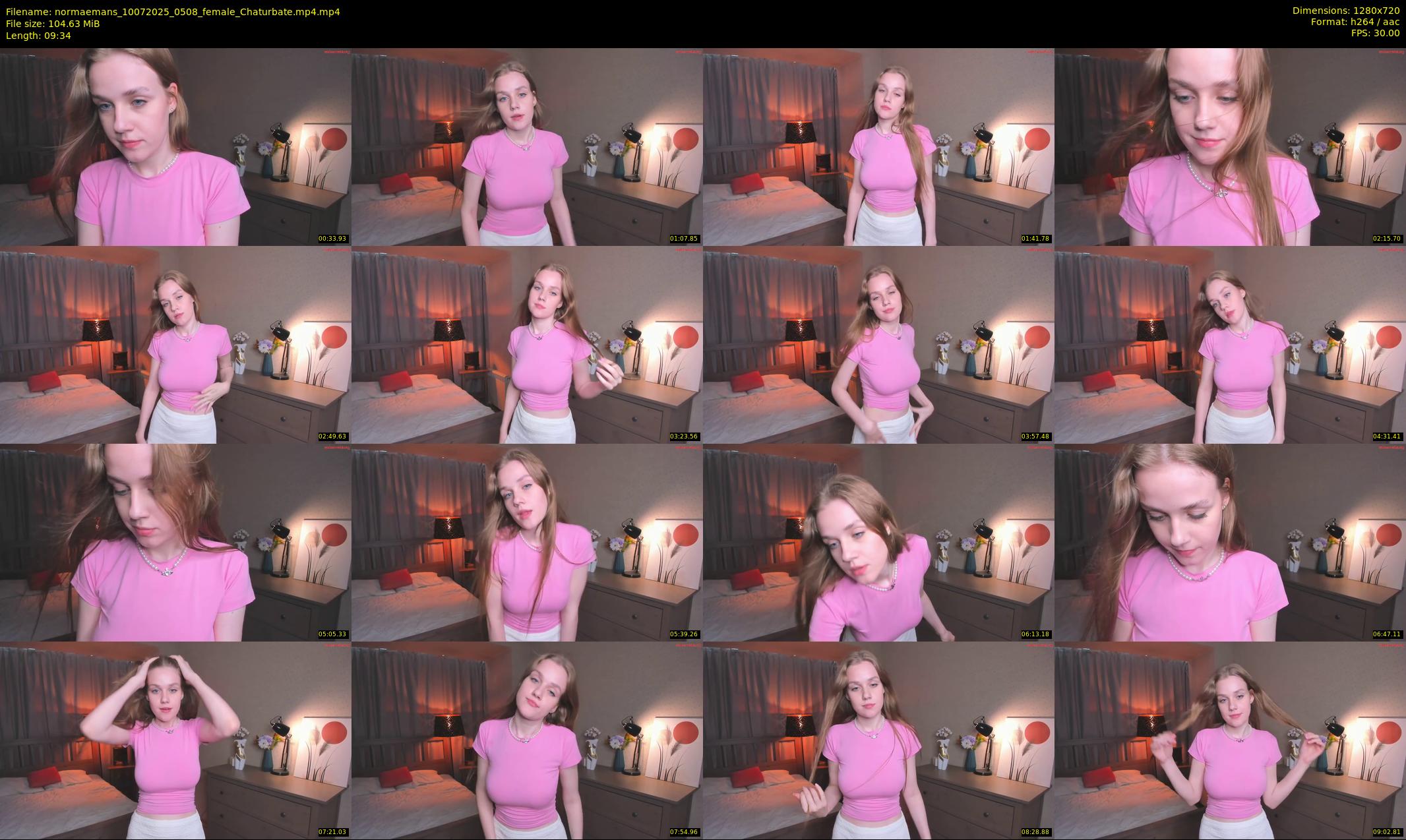 normaemans — 10 minute Chaturbate female cam show recording, 720p, Jul 10, 2025