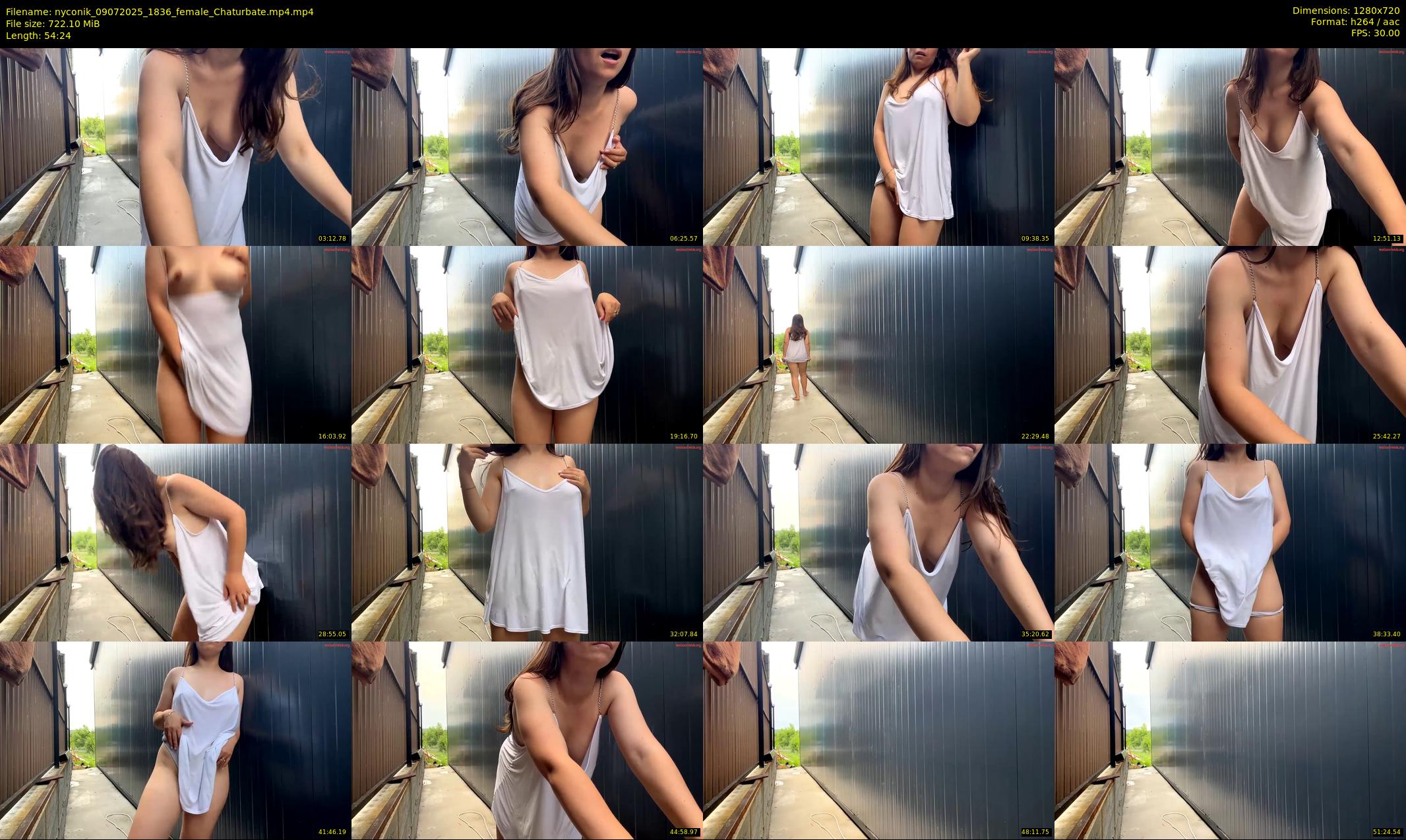 nyconik — 55 minute Chaturbate female cam show recording, 720p, Jul 9, 2025