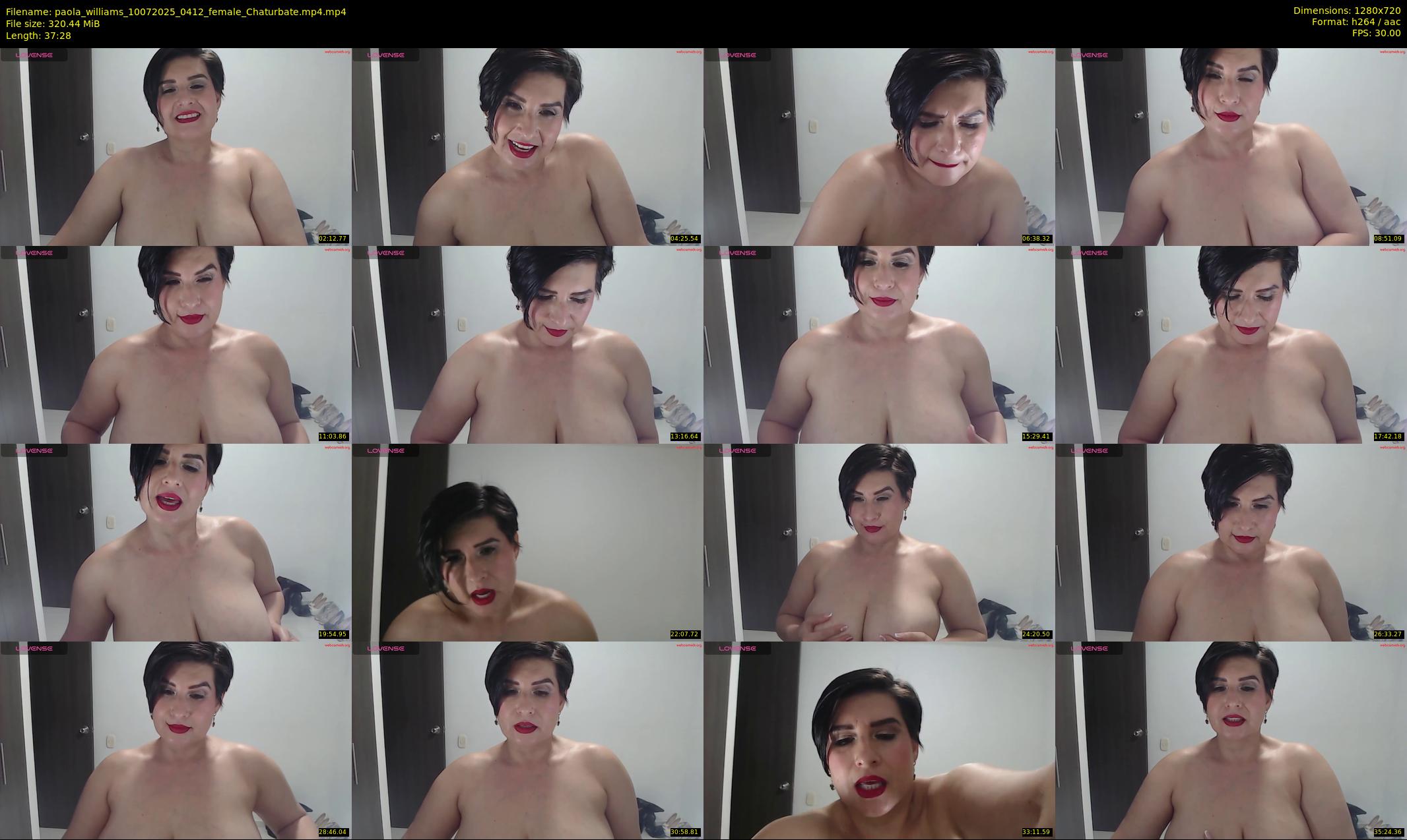 paola_williams — 38 minute Chaturbate female cam show recording, 720p, Jul 10, 2025