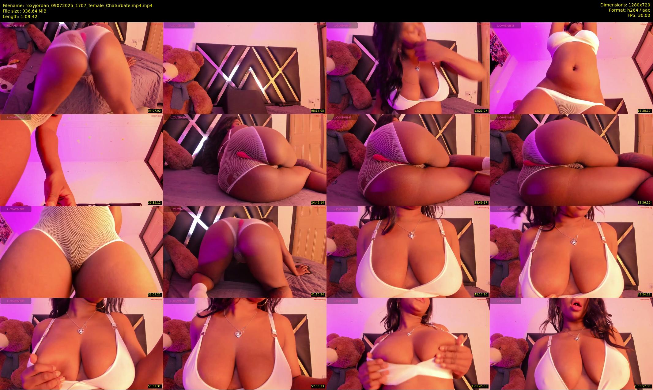 roxyjordan — 70 minute Chaturbate female cam show recording, 720p, Jul 9, 2025