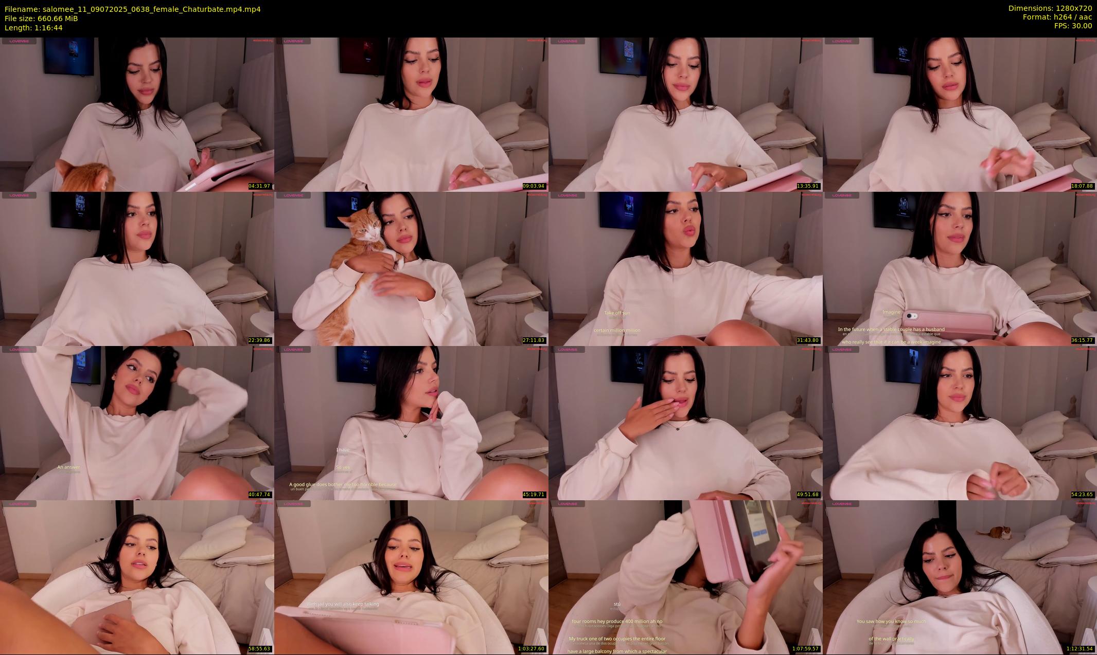 salomee_11 — 77 minute Chaturbate female cam show recording, 720p, Jul 9, 2025