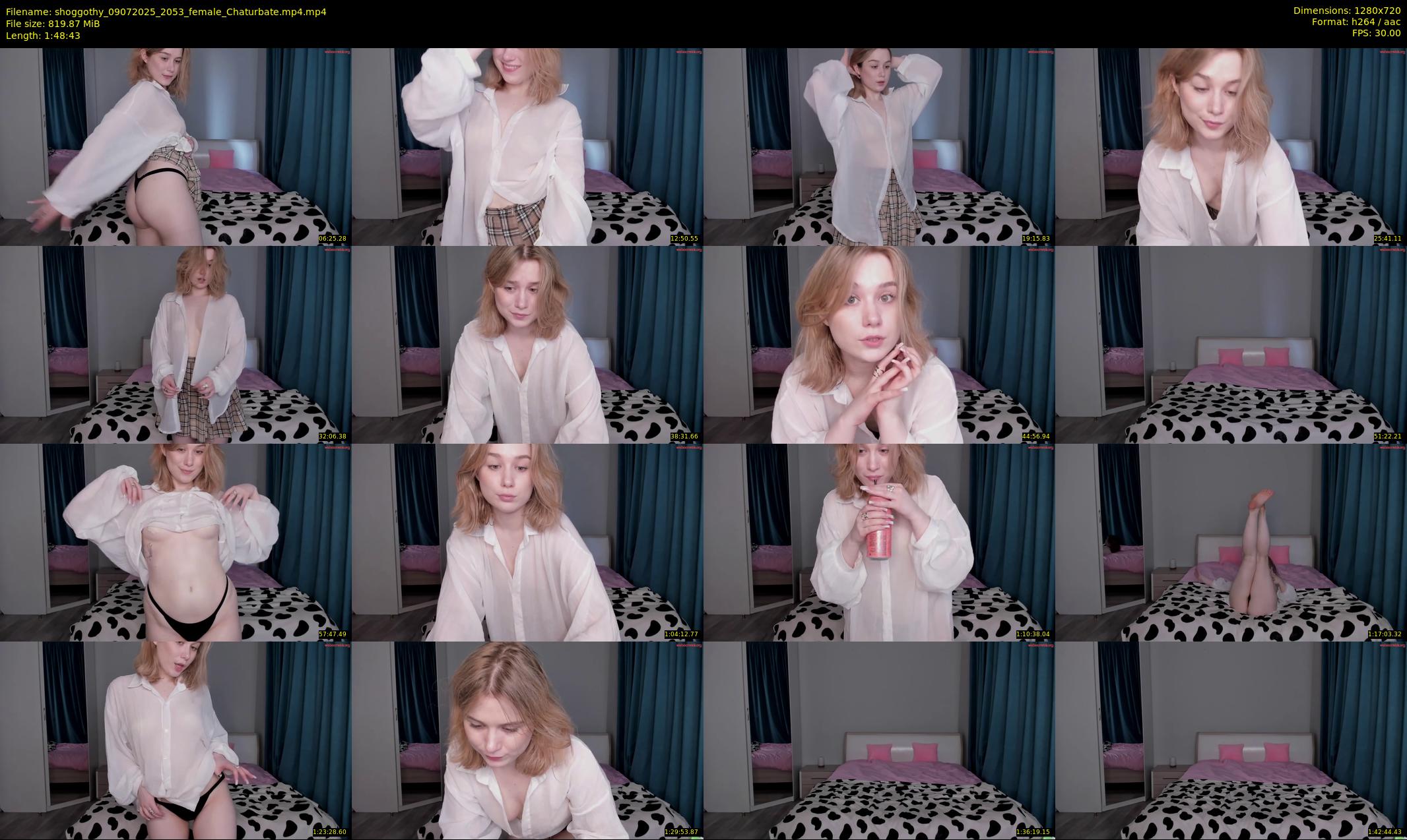 shoggothy — 109 minute Chaturbate female cam show recording, 720p, Jul 9, 2025