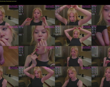 sonyaplush — 20 minute Chaturbate female cam show recording, 720p, Jul 10, 2025