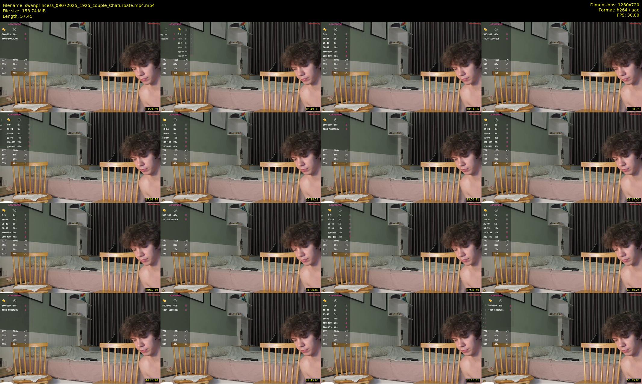 swanprincess — 58 minute Chaturbate female cam show recording, 720p, Jul 9, 2025