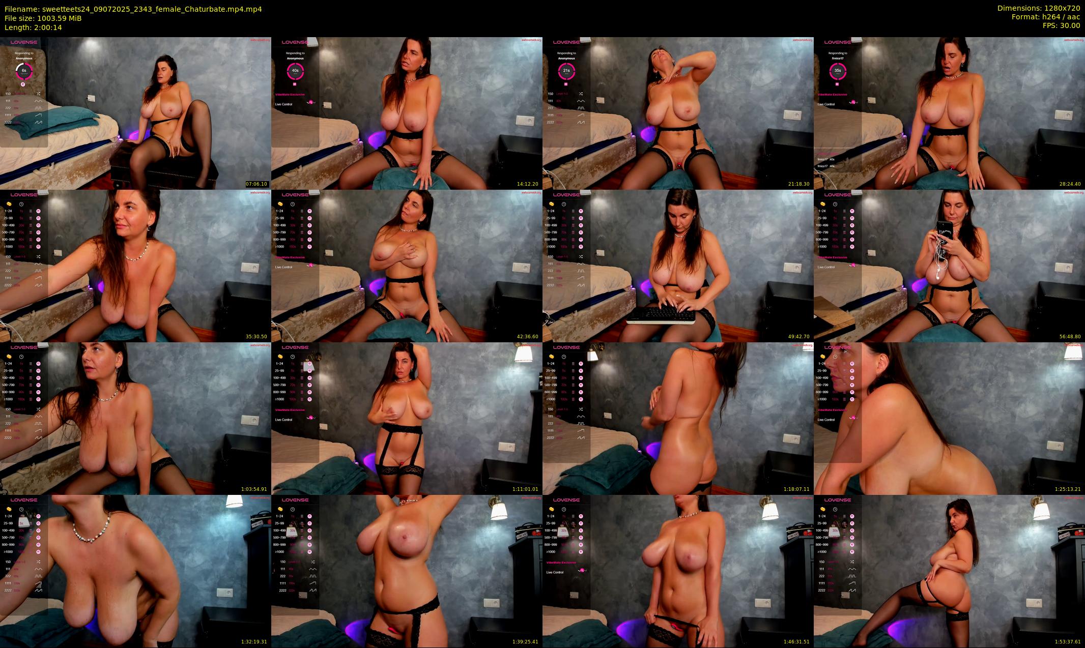sweetteets24 — 121 minute Chaturbate female cam show recording, 720p, Jul 9, 2025