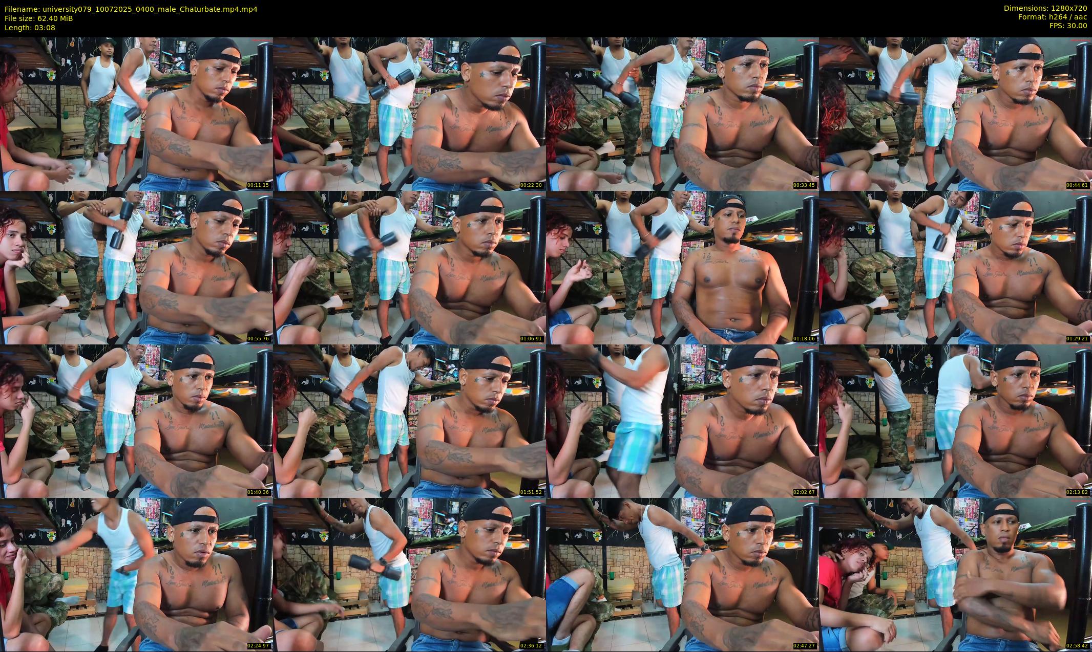 university079 — 4 minute Chaturbate male cam show recording, 720p, Jul 10, 2025